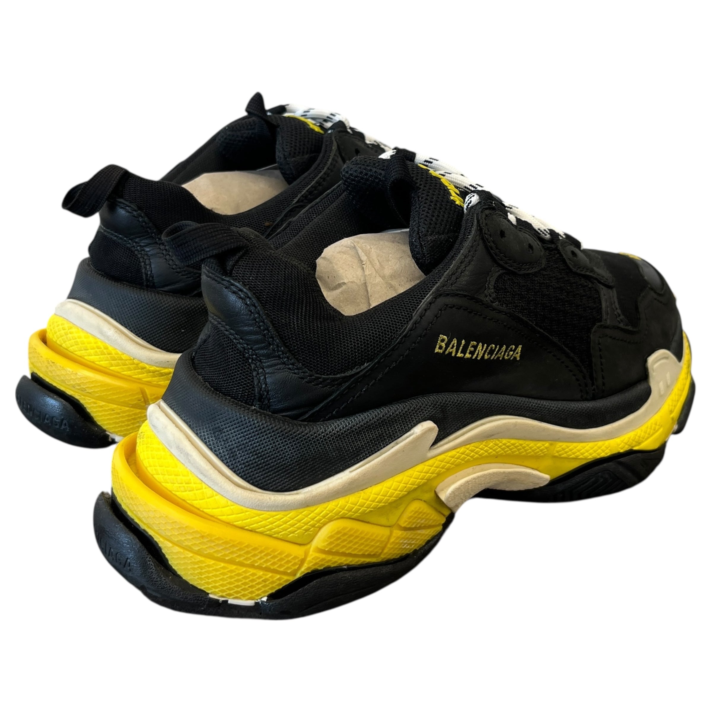 Men's Triple S Low Trainers Black Size EU 40 / UK 6