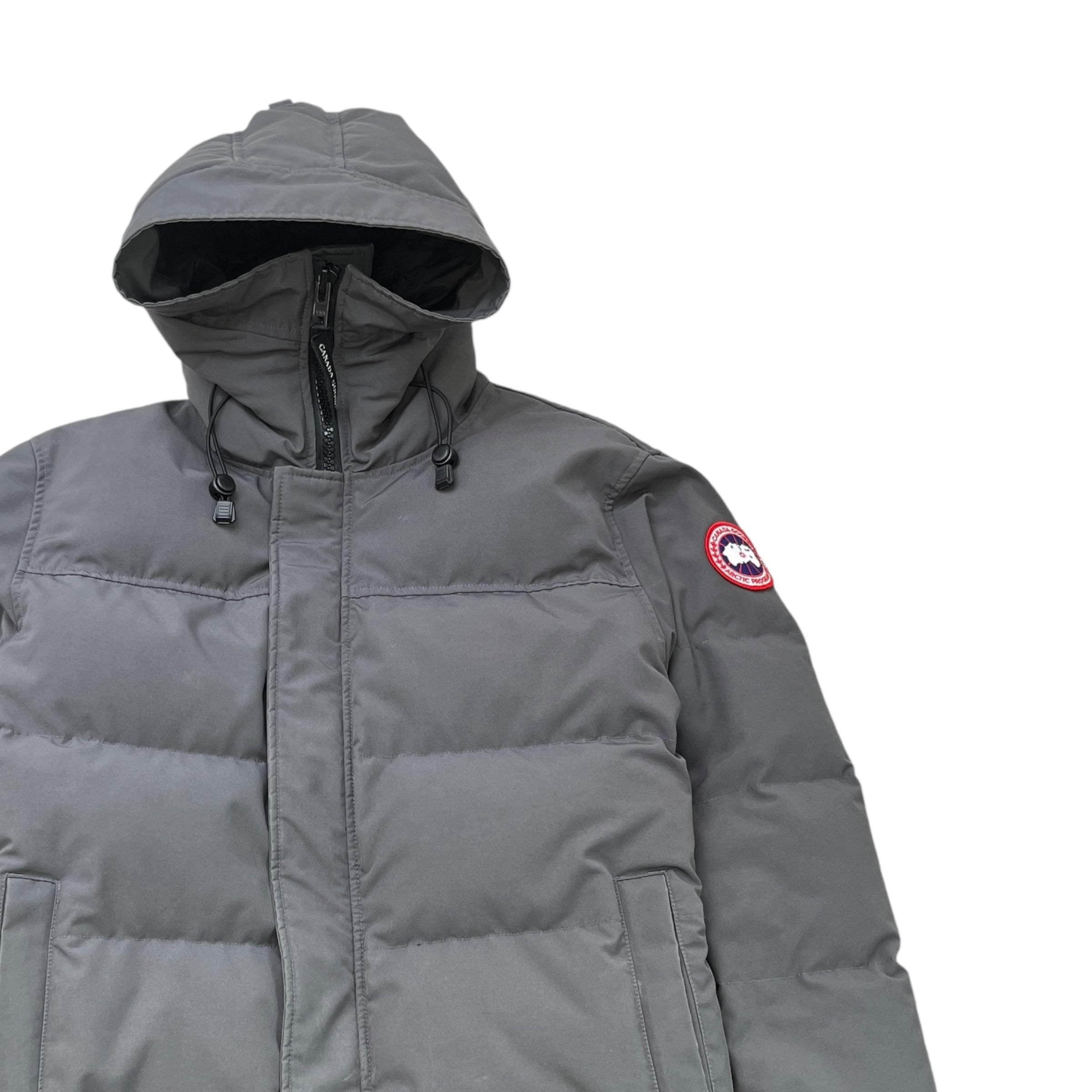 Men's Macmillan Parka Down Jacket Grey Size XL