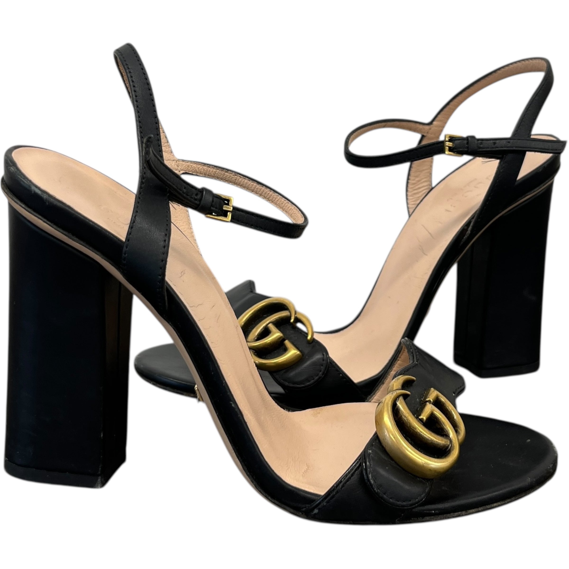 Women's Gg Marmont Heels Black Size EU 36.5 / UK 3.5