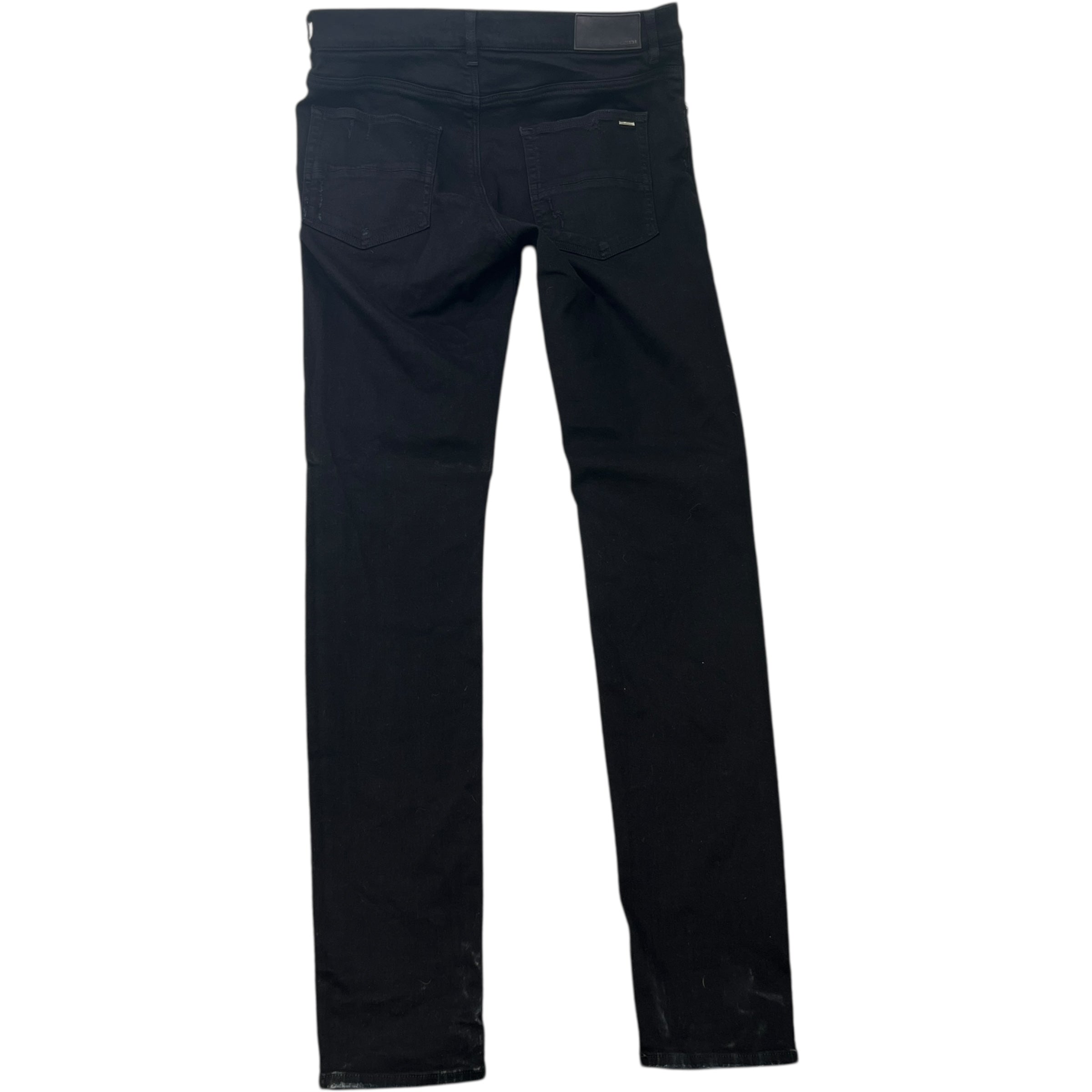 Men's Mx1 Distressed Jeans Black Size IT 50 / UK 34