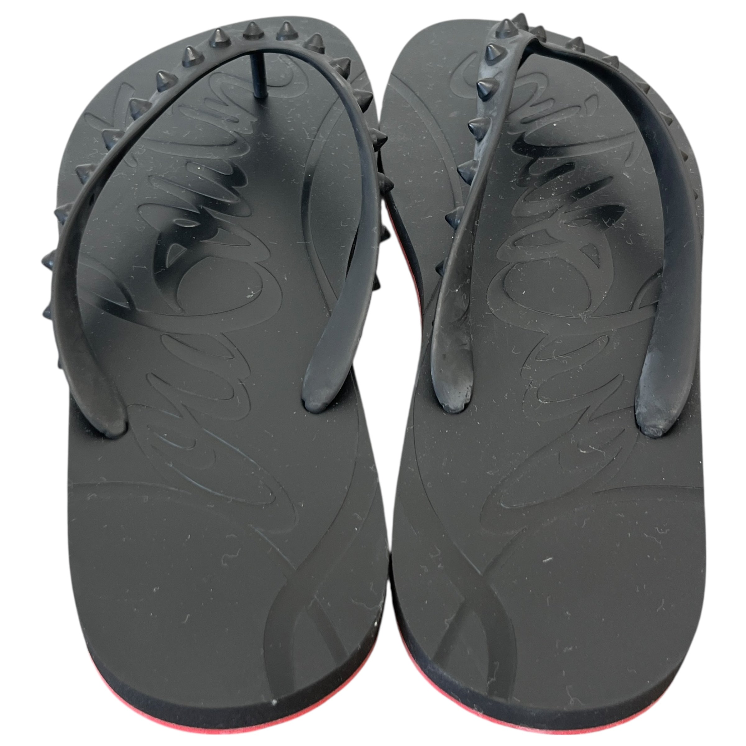 Men's Loubi Flip Flat Sandals Black Size EU 43 / UK 9