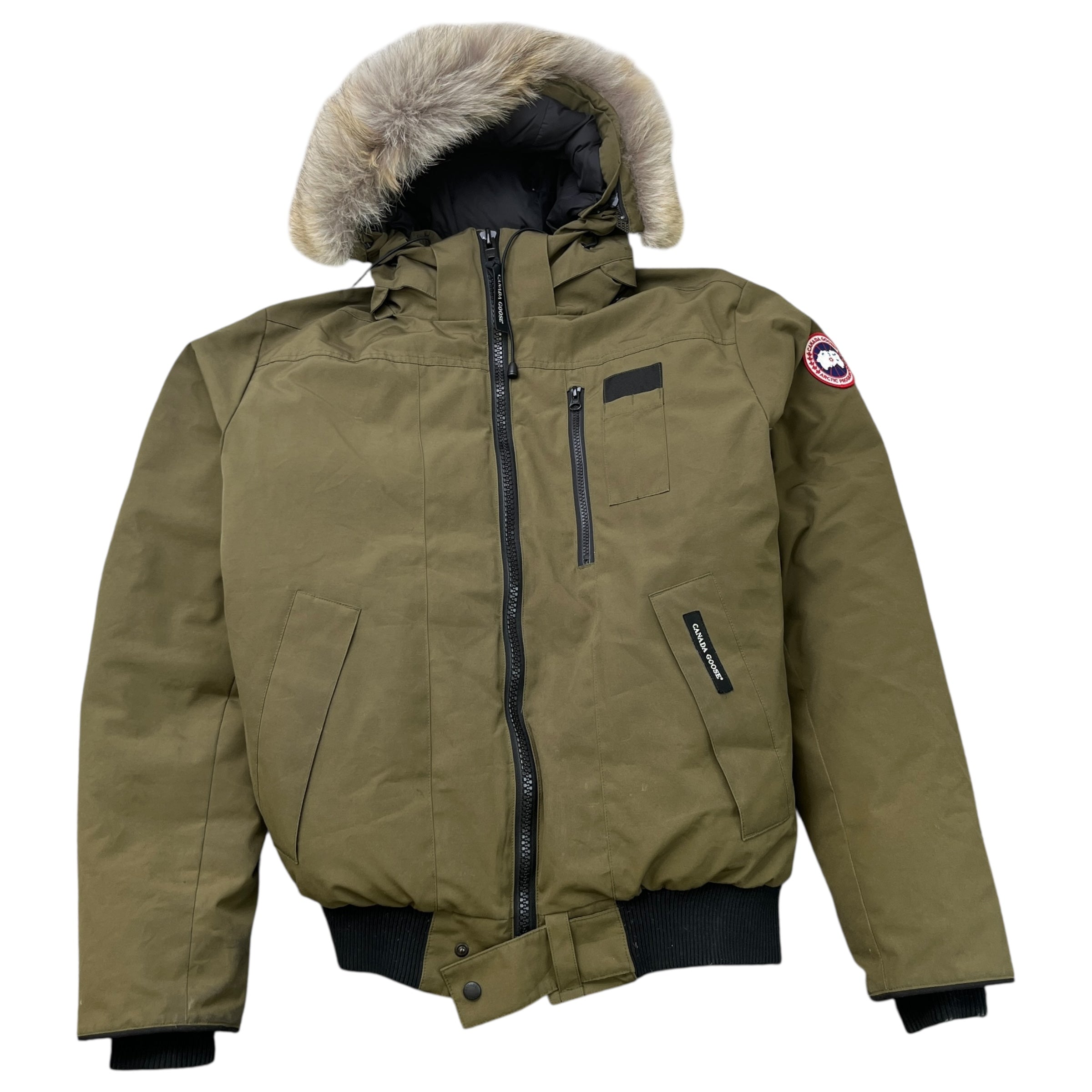Men's Chilliwack Bomber Down Jacket Khaki Size L