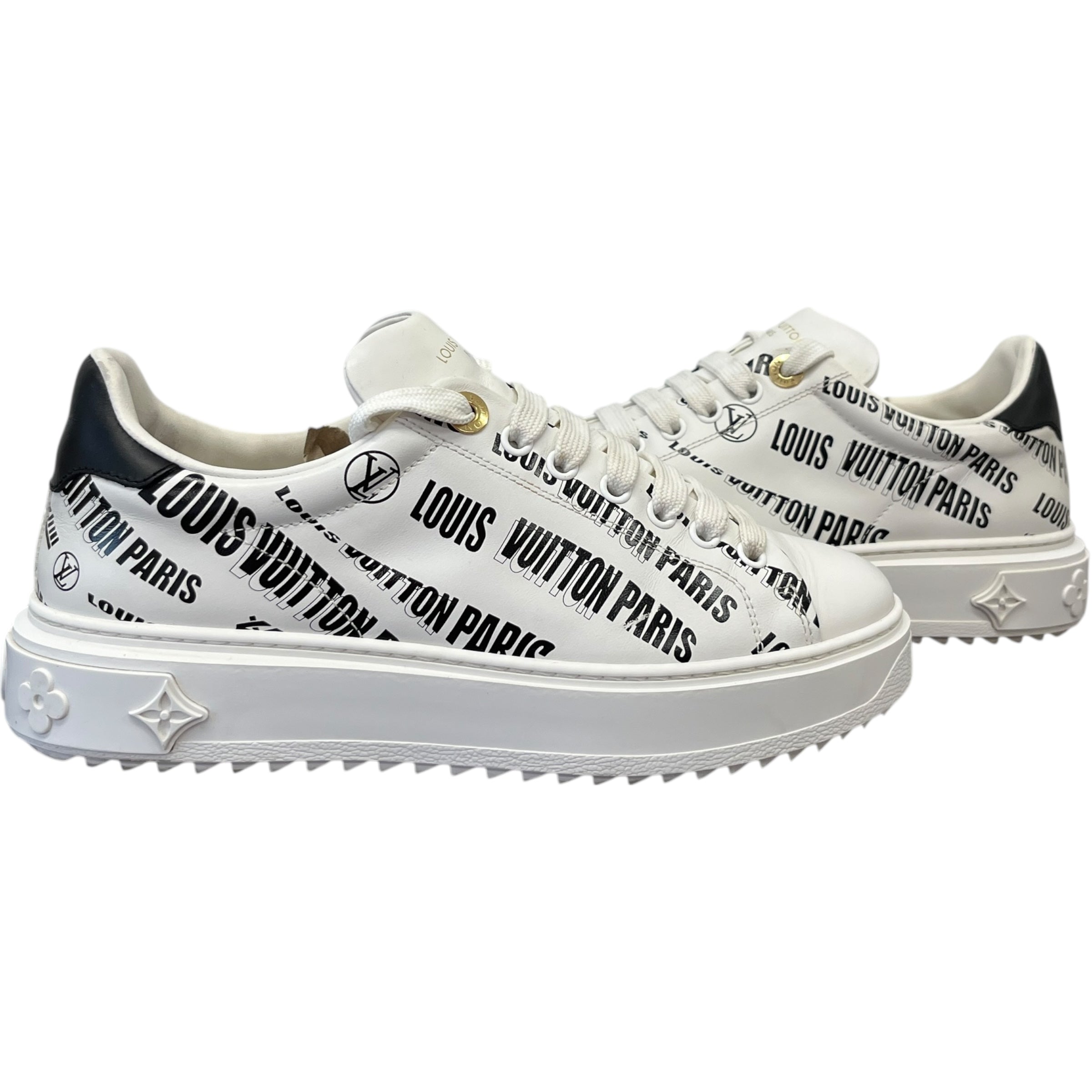 Women's Time Out Low Trainers White Size EU 37 / UK 4