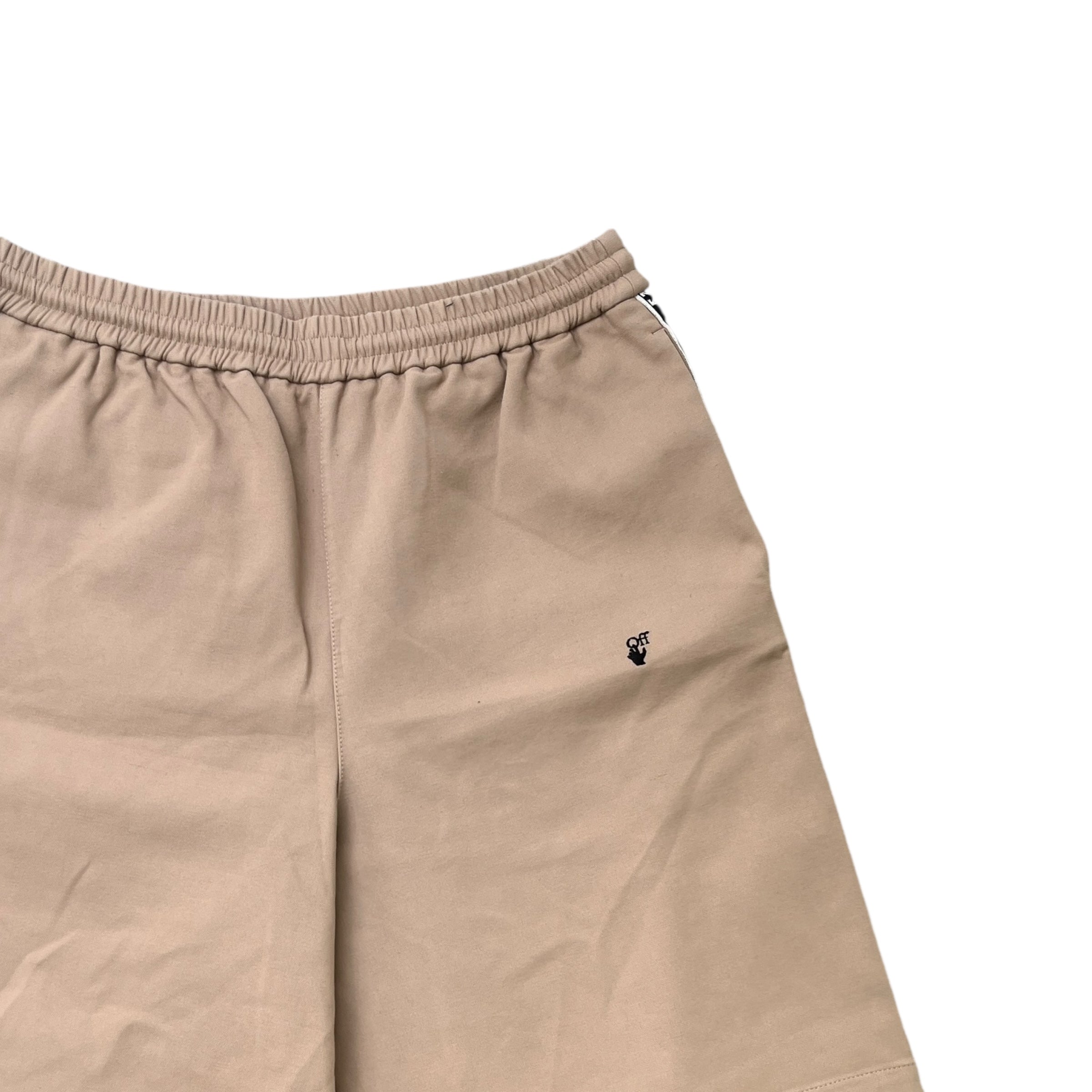Men's Arrow Logo Shorts Beige Size S