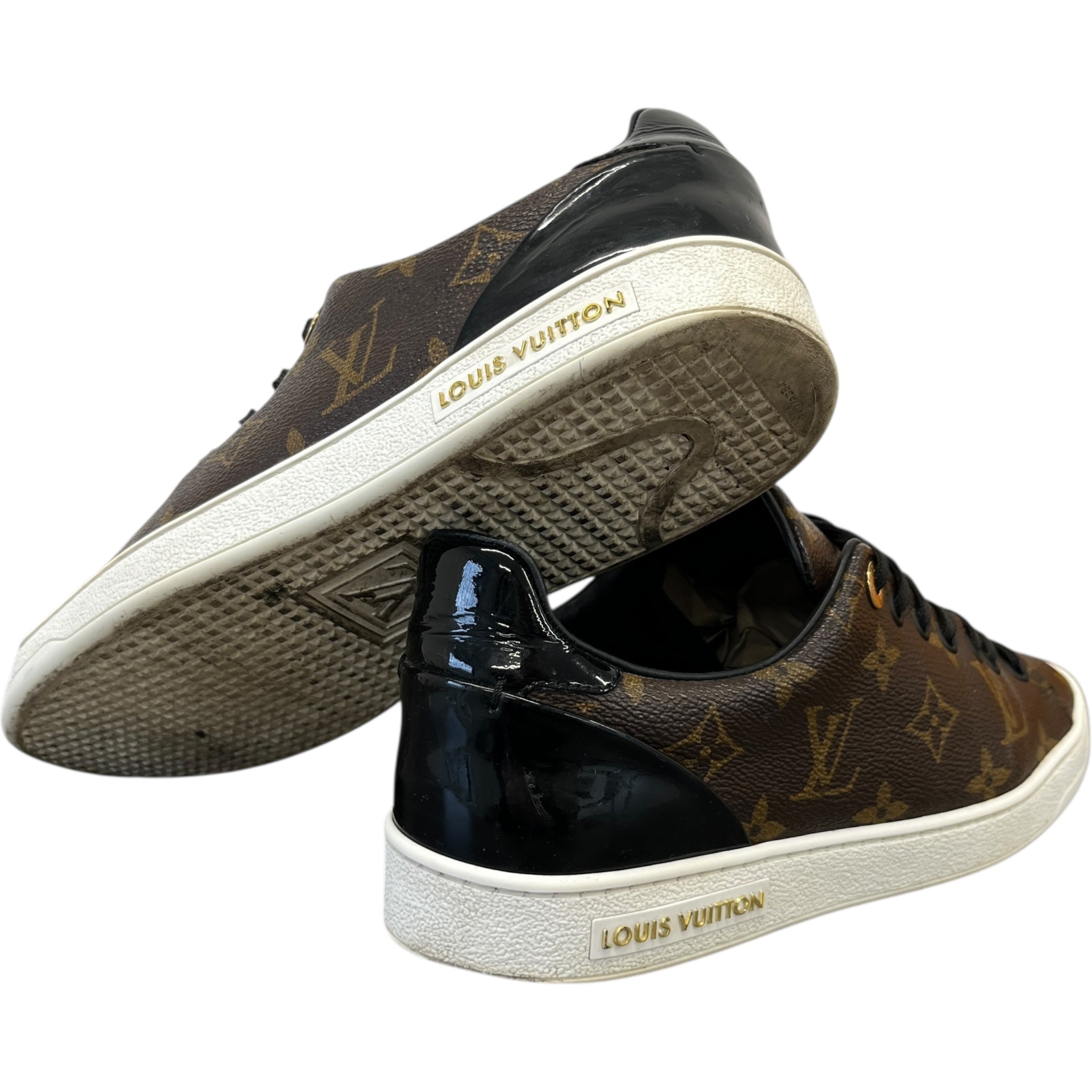 Women's Monogram Frontrow Low Trainers Brown Size EU 37.5 / UK 4.5