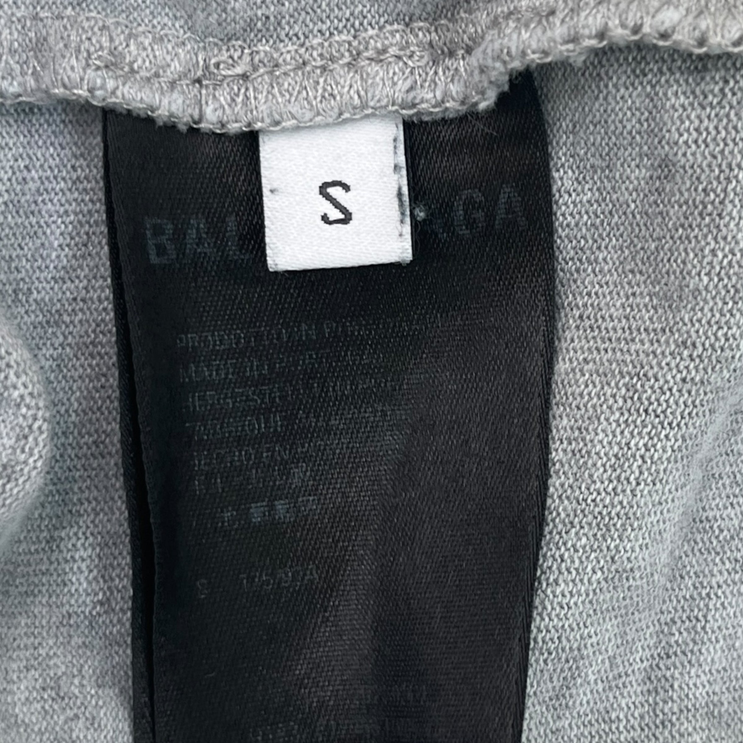 Men's Logo Print T-Shirt Grey Size S