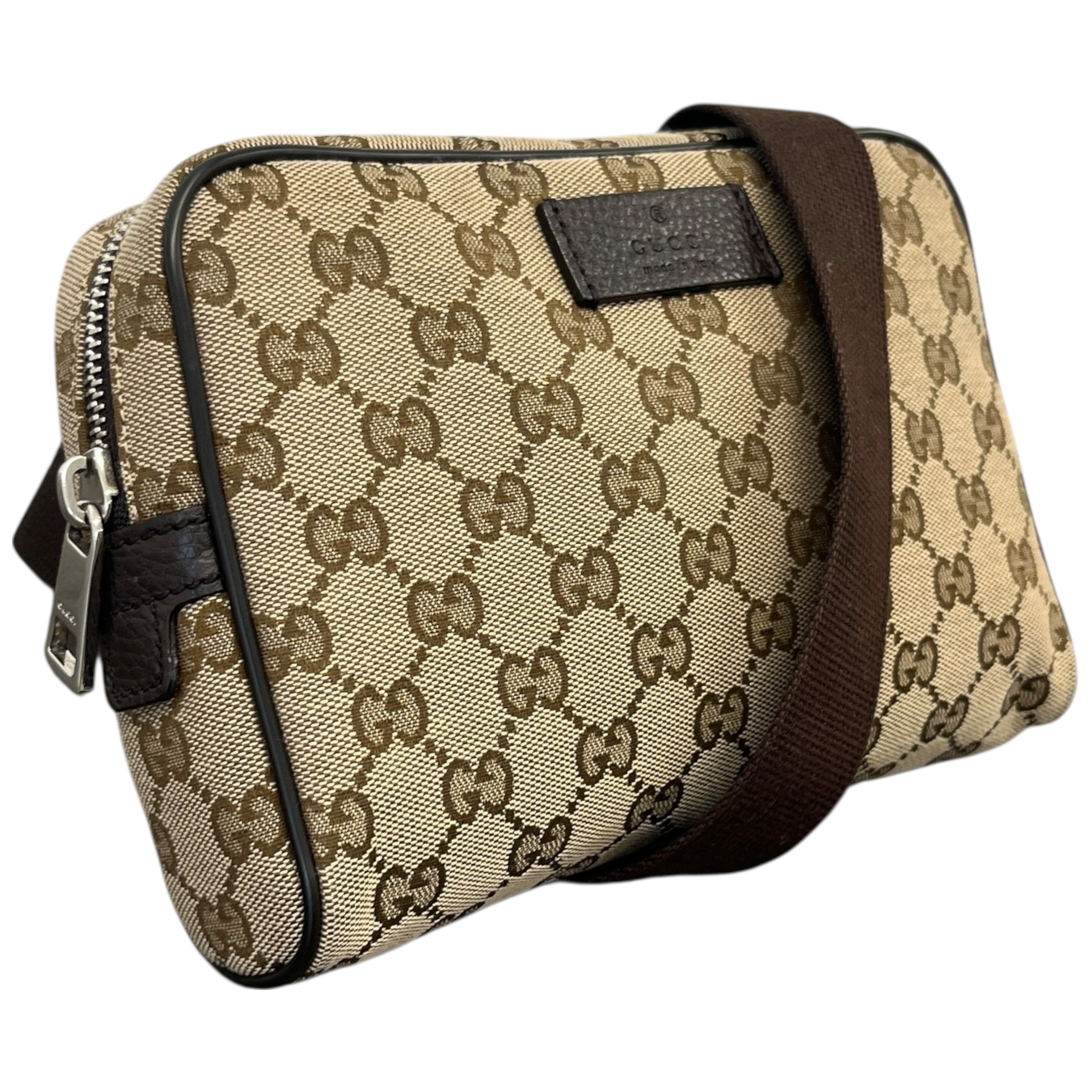 Men's Gg Supreme Belt Bag Beige