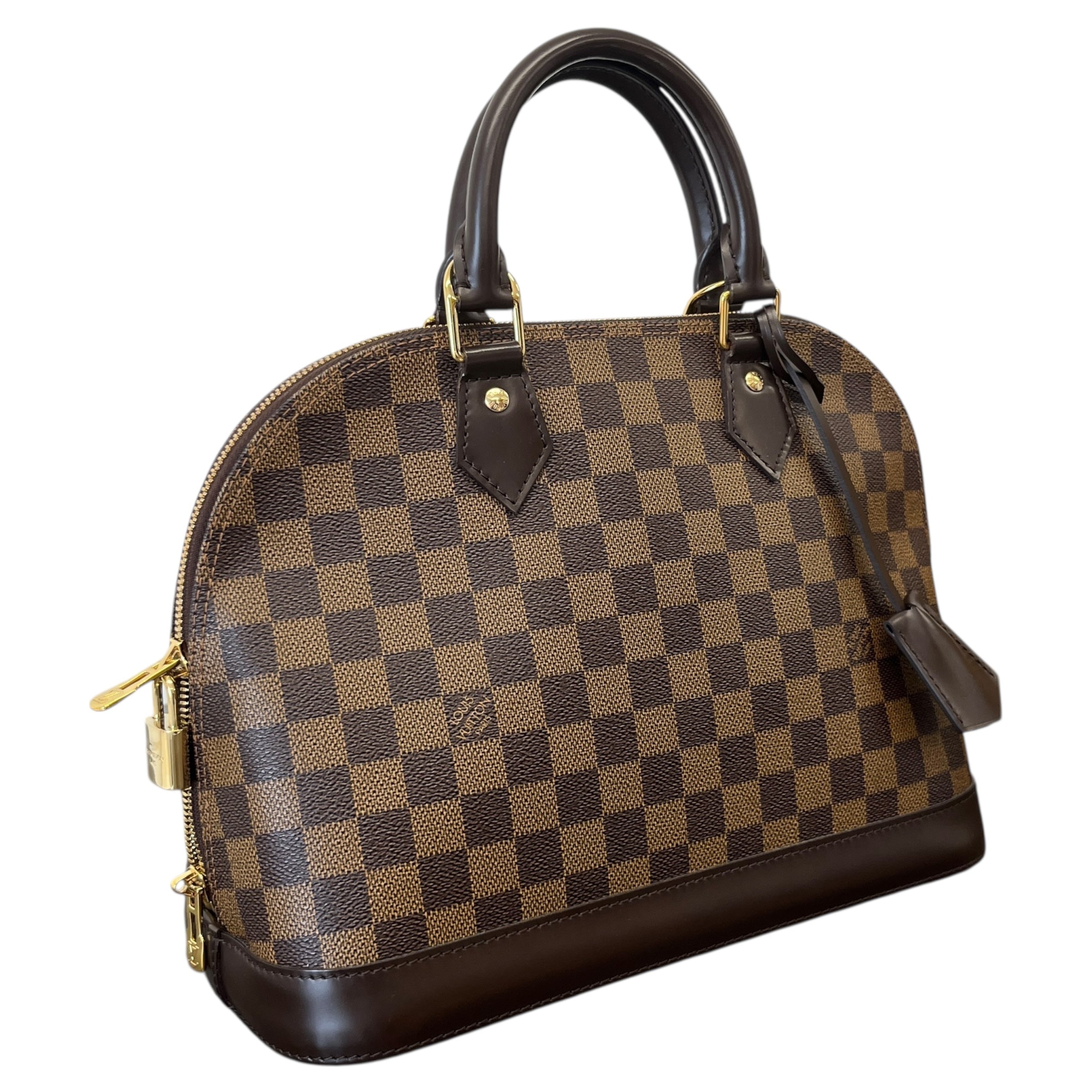 Women's Damier Ebene Alma Pm Bag Brown