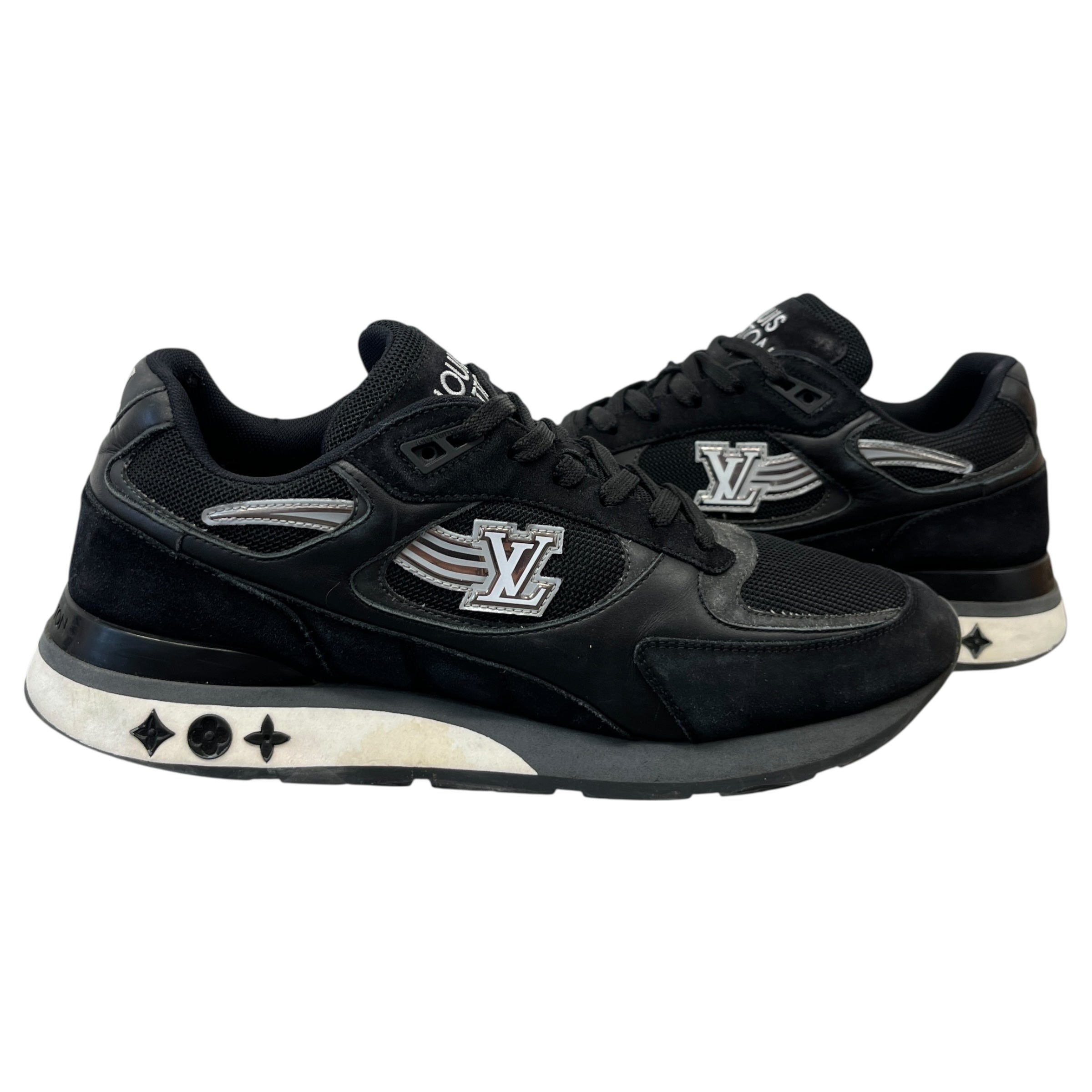 Men's Run Away Low Trainers Black Size EU 42.5 / UK 8.5