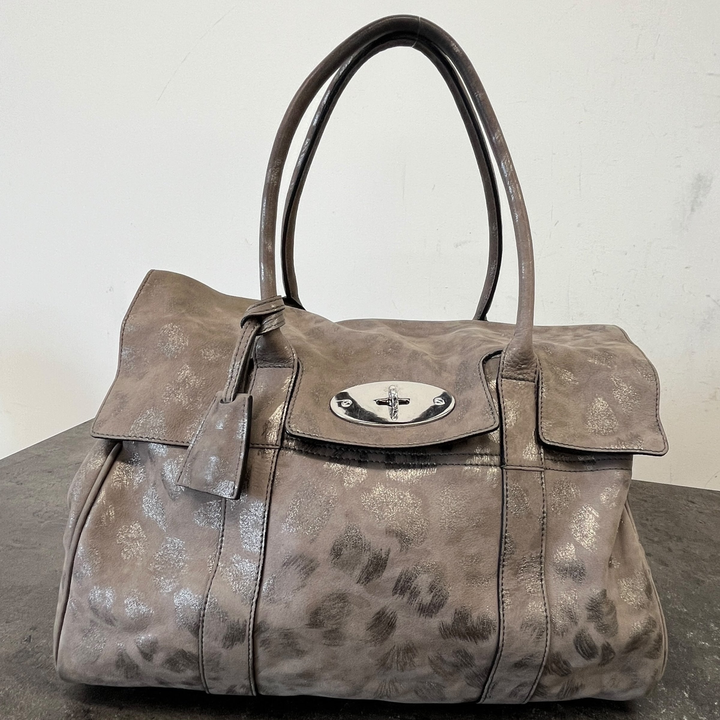 Women's Large Bayswater Handbag Grey