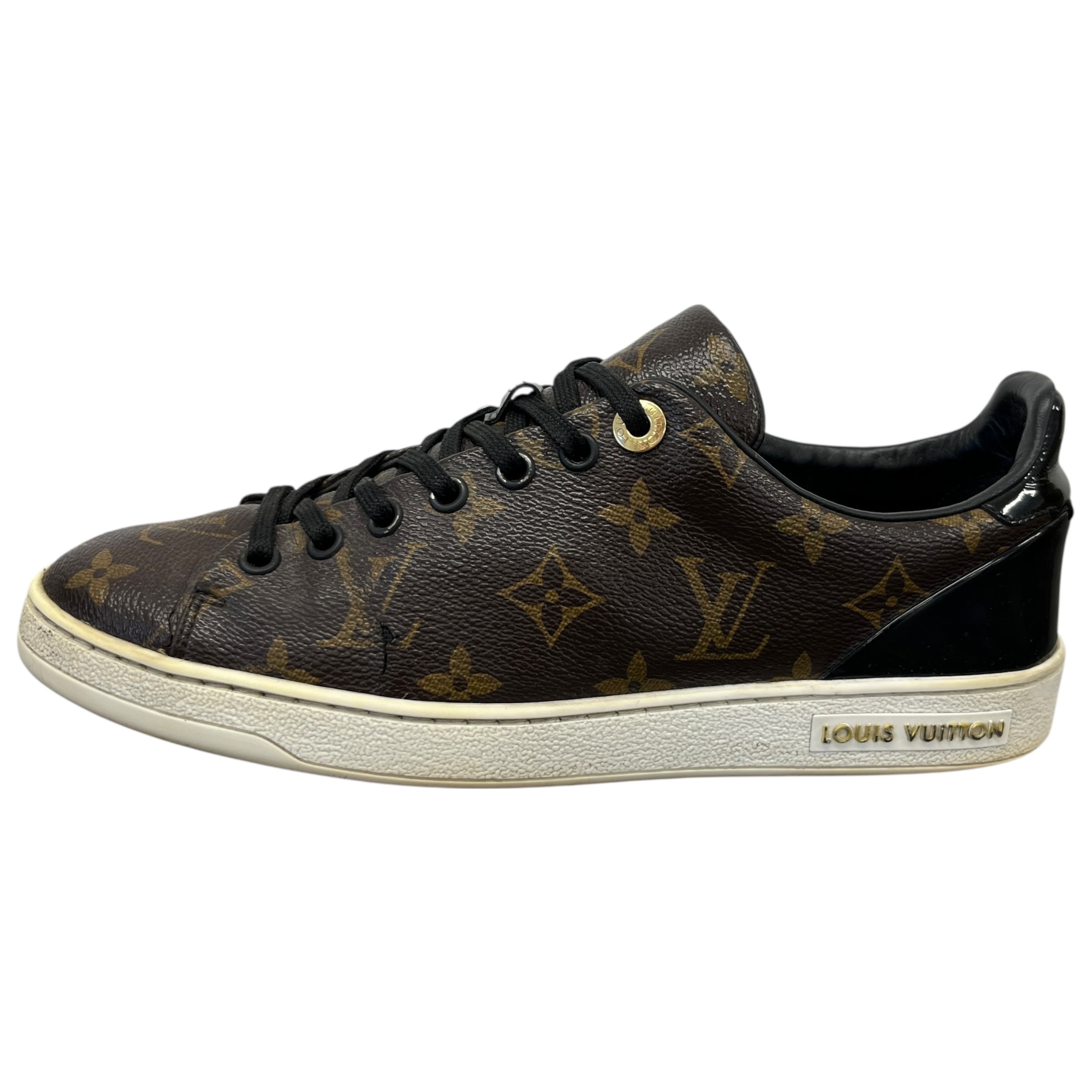 Women's Monogram Frontrow Low Trainers Brown Size EU 37.5 / UK 4.5
