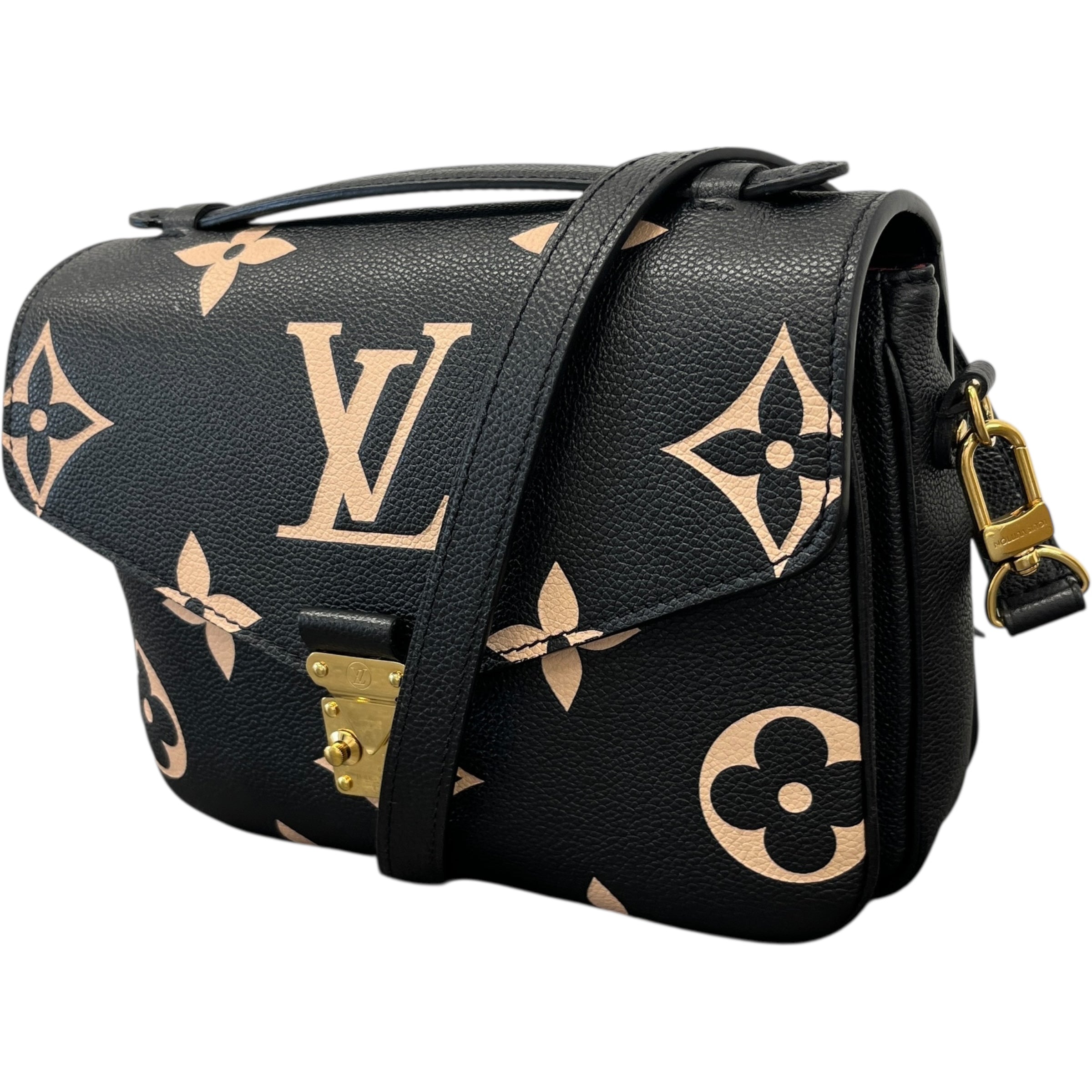 Women's Monogram Empreinte Pochette Metis Bag Black