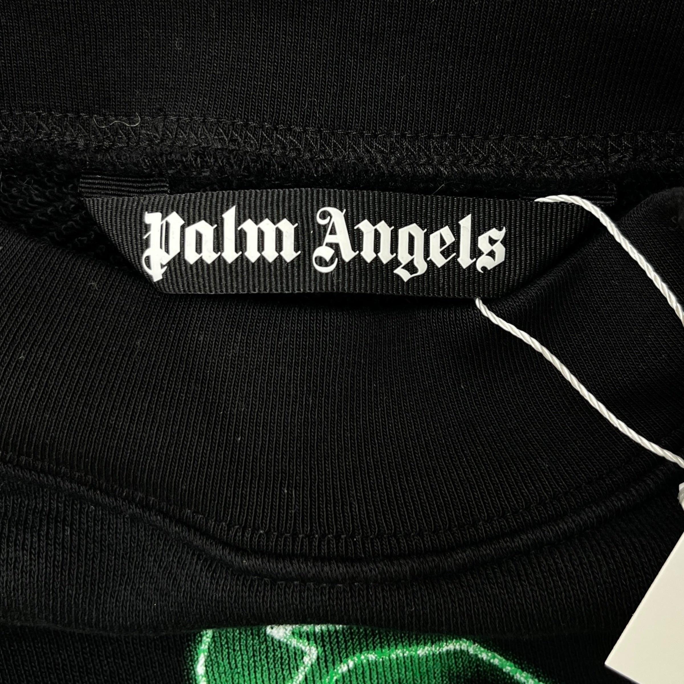 Men's Ski Club Logo Print Sweatshirt Black Size XL