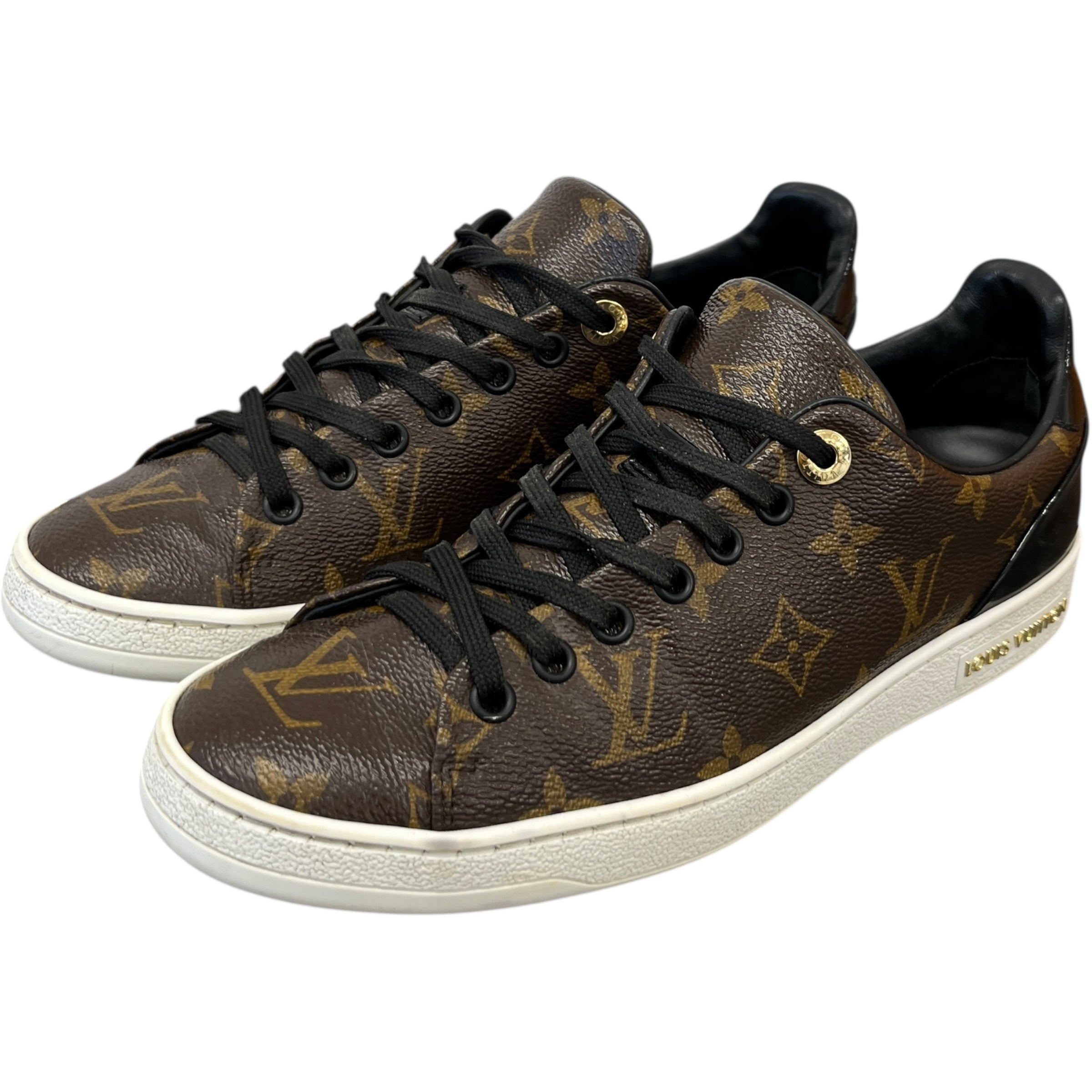 Women's Monogram Frontrow Low Trainers Brown Size EU 37.5 / UK 4.5