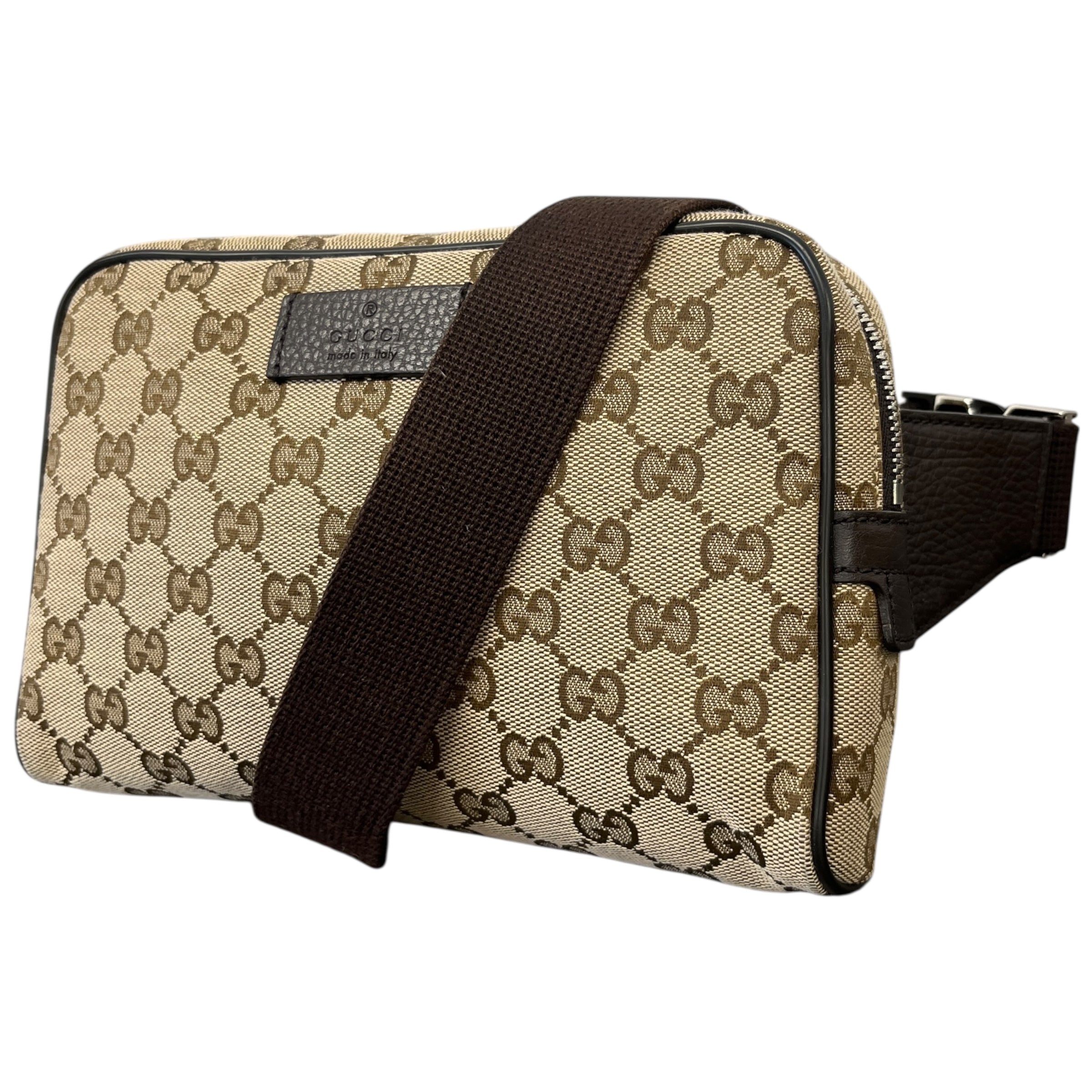 Men's Gg Supreme Belt Bag Beige