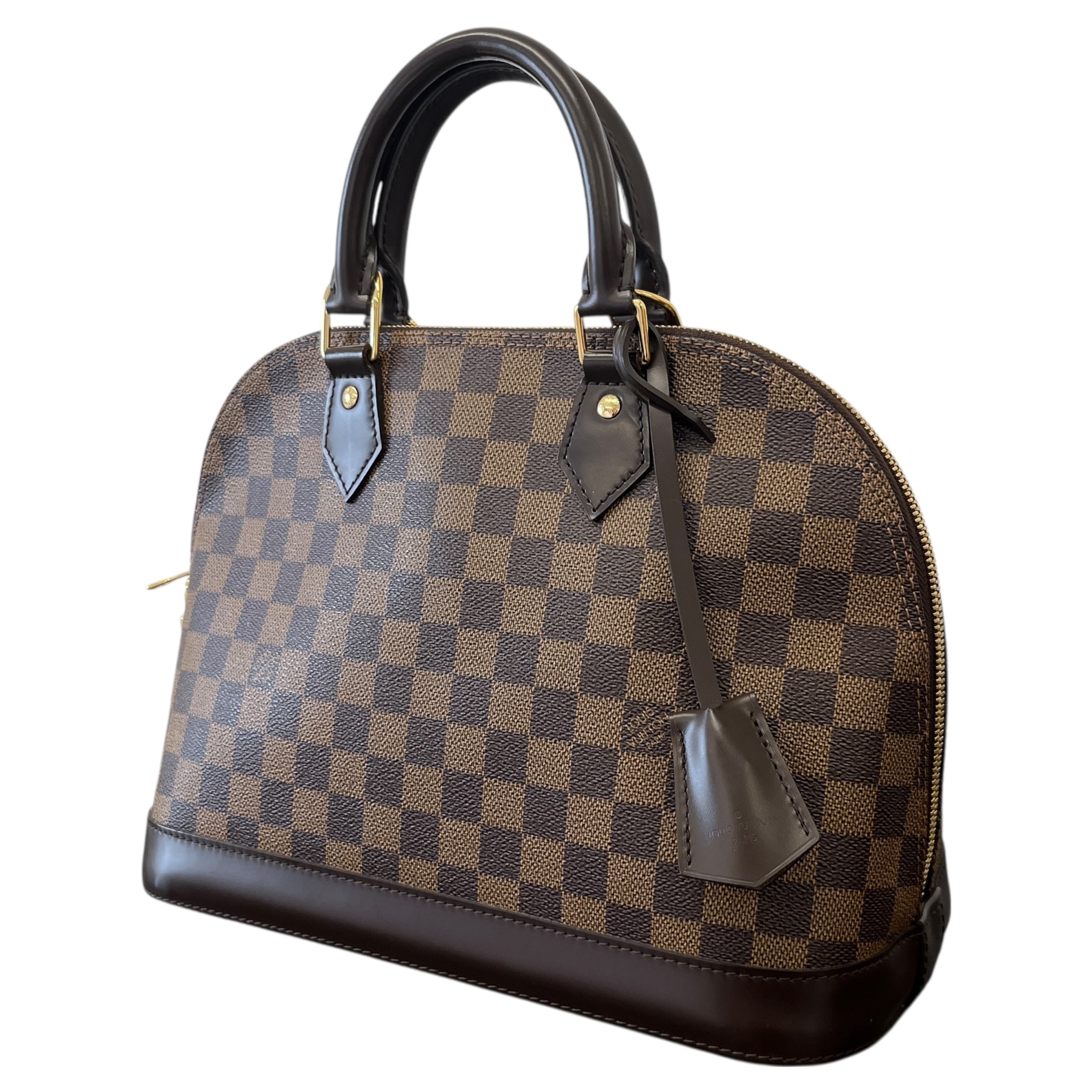 Women's Damier Ebene Alma Pm Bag Brown