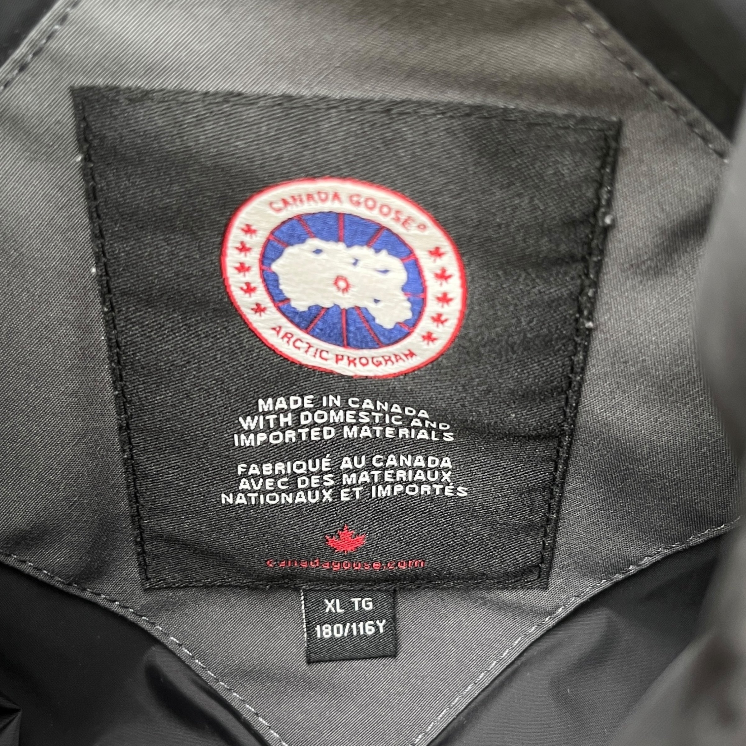 Men's Macmillan Parka Down Jacket Grey Size XL