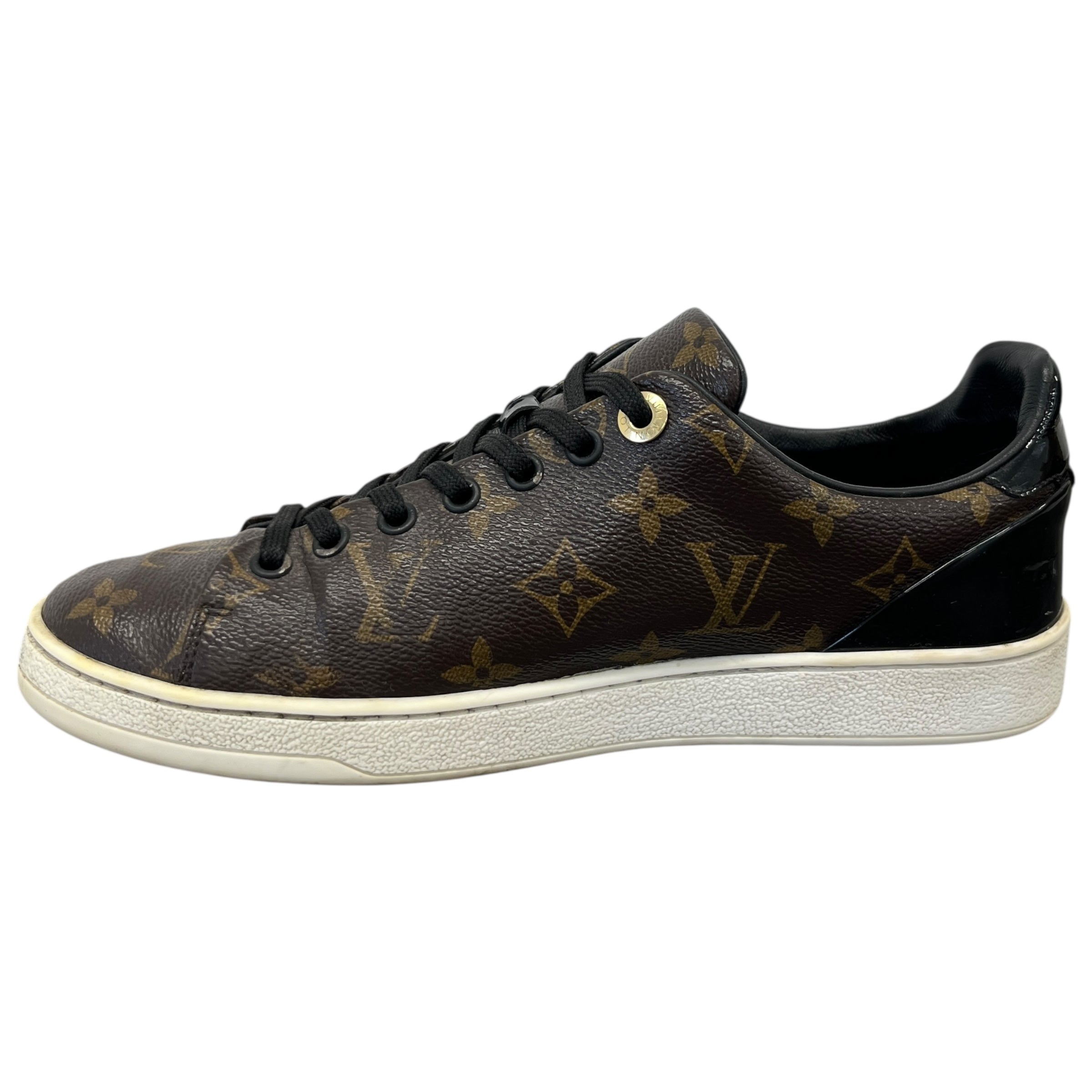 Women's Monogram Frontrow Low Trainers Brown Size EU 37.5 / UK 4.5