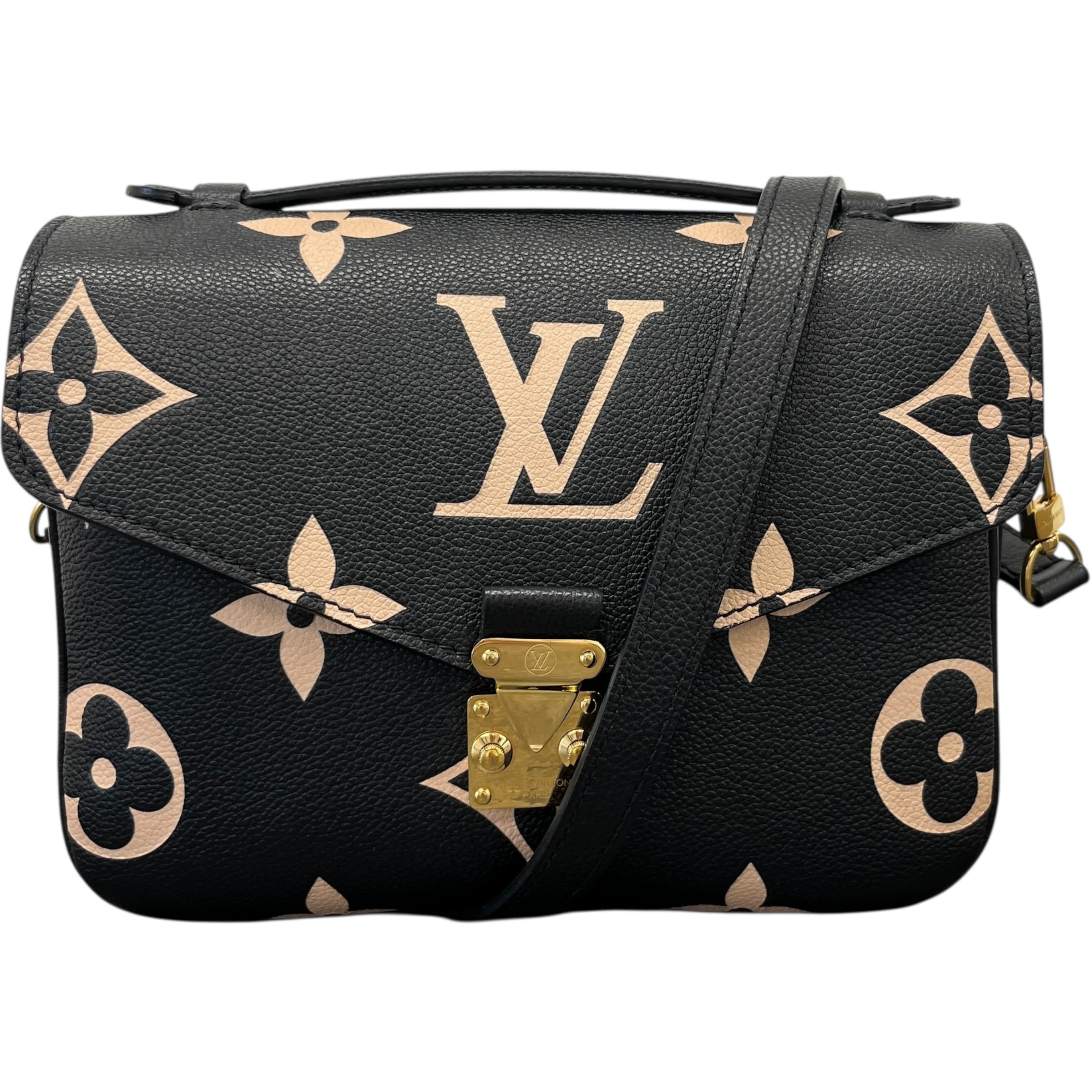 Women's Monogram Empreinte Pochette Metis Bag Black