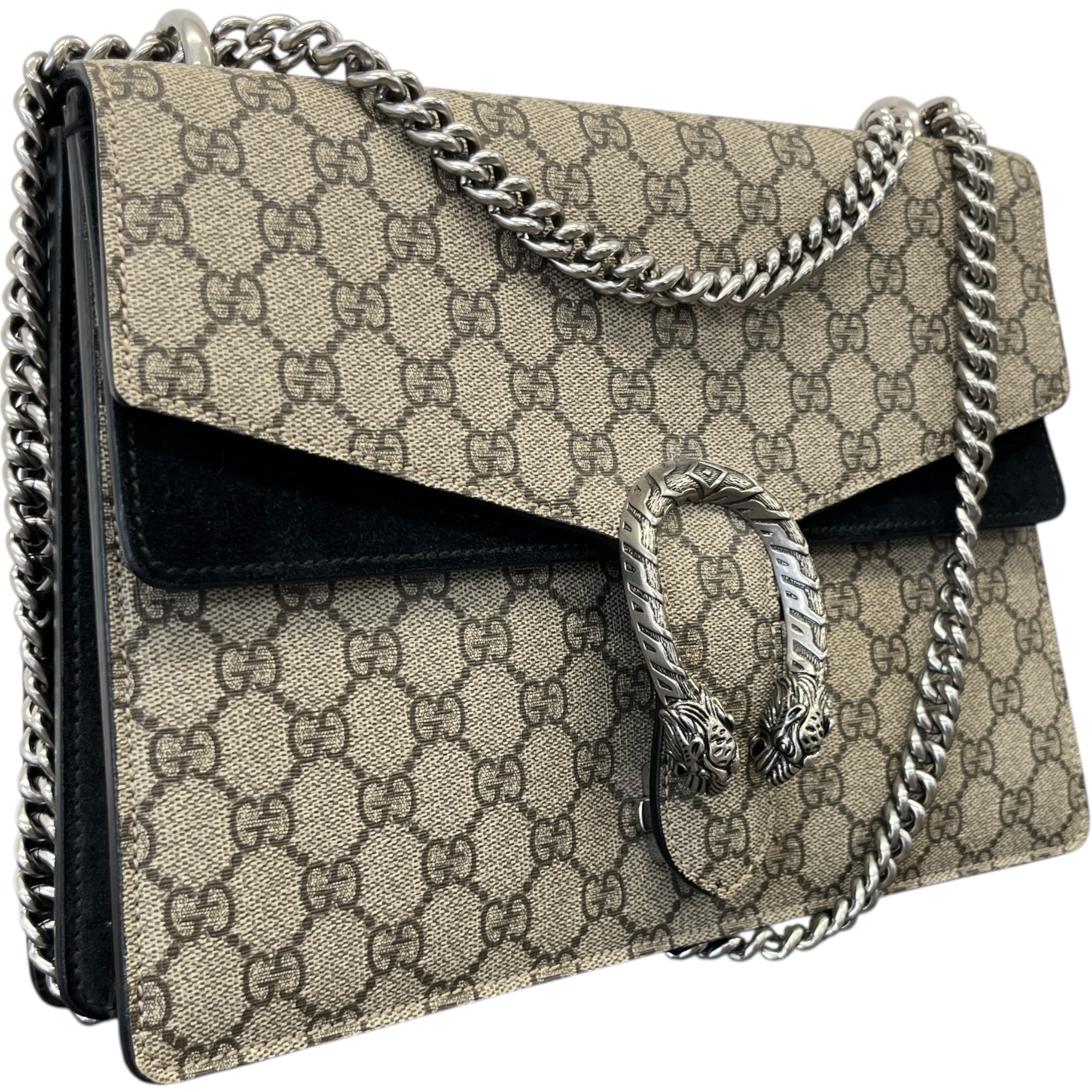 Women's Gg Supreme Dionysus Medium Handbag Beige