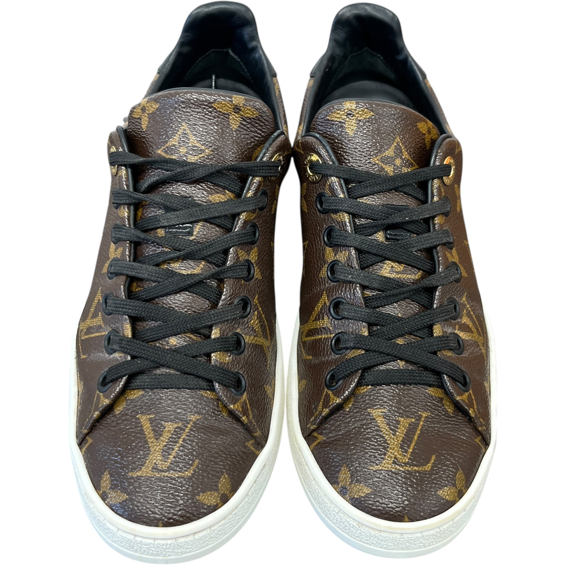 Women's Monogram Frontrow Low Trainers Brown Size EU 37.5 / UK 4.5