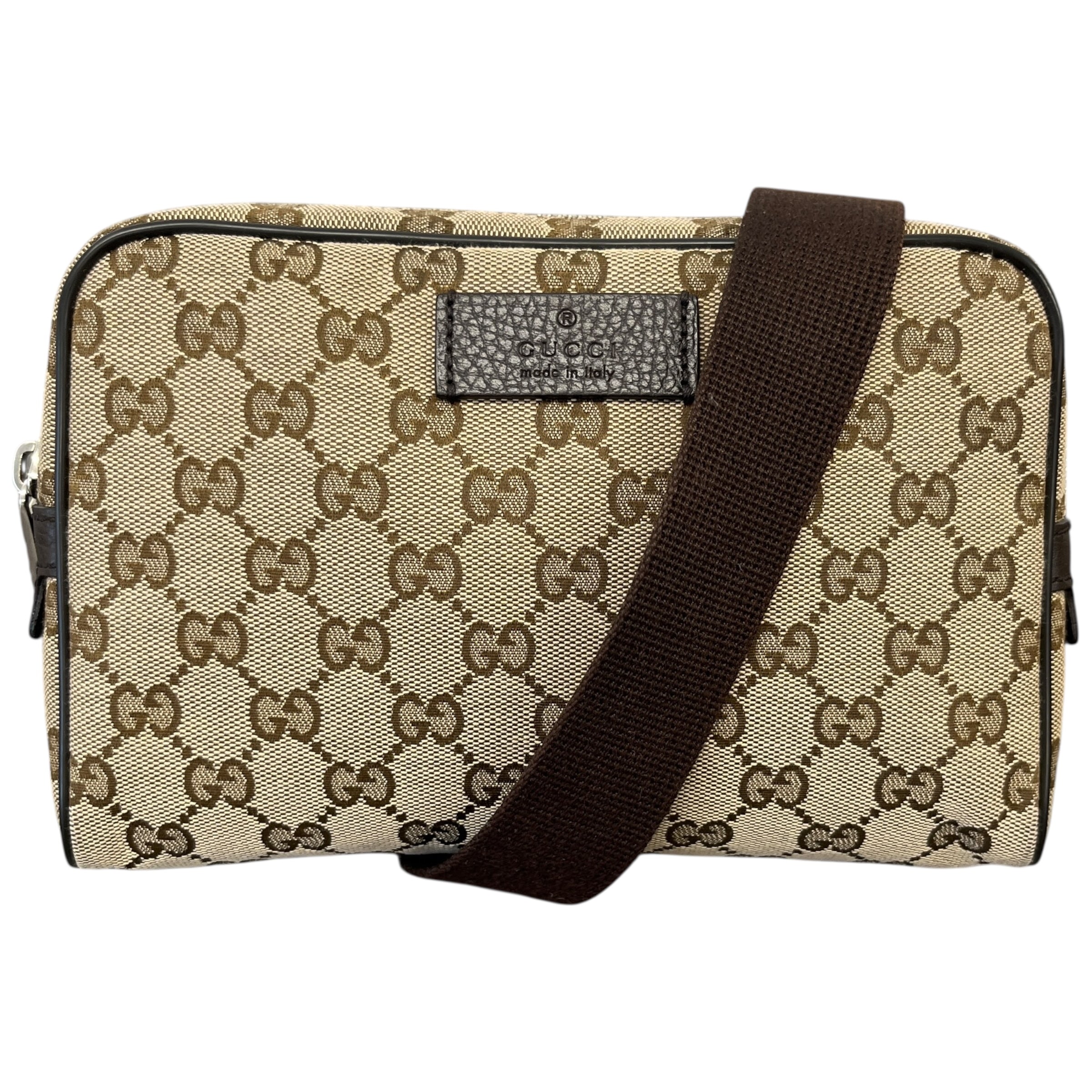 Men's Gg Supreme Belt Bag Beige