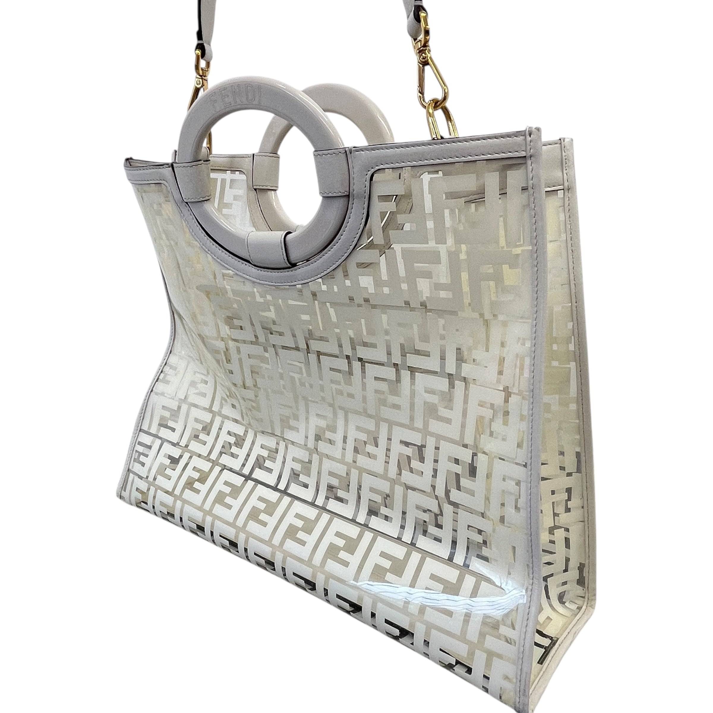 Women's Runaway Shopping Tote Bag Cream