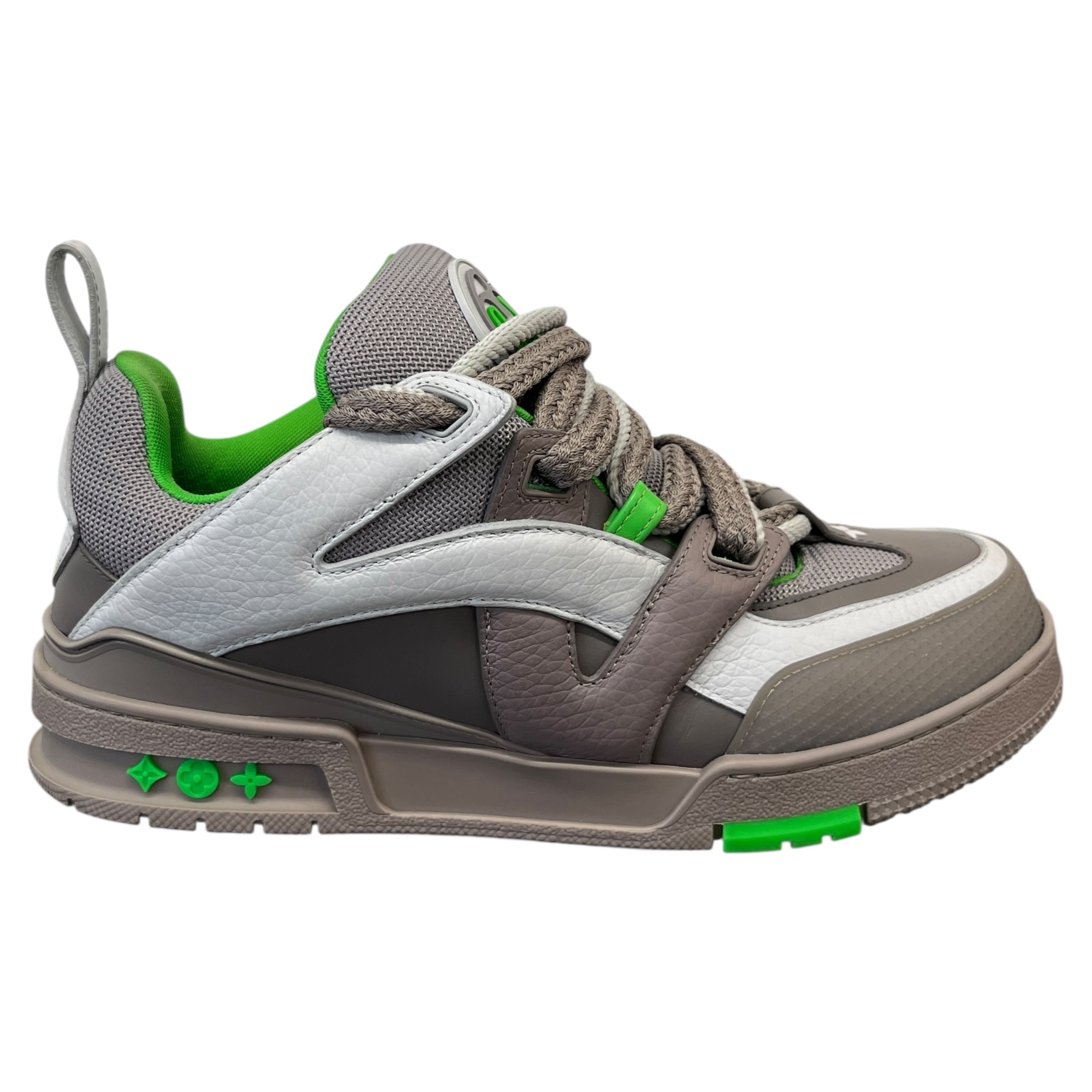 Men's Lv Skate Low Trainers Grey Size EU 41.5 / UK 7.5