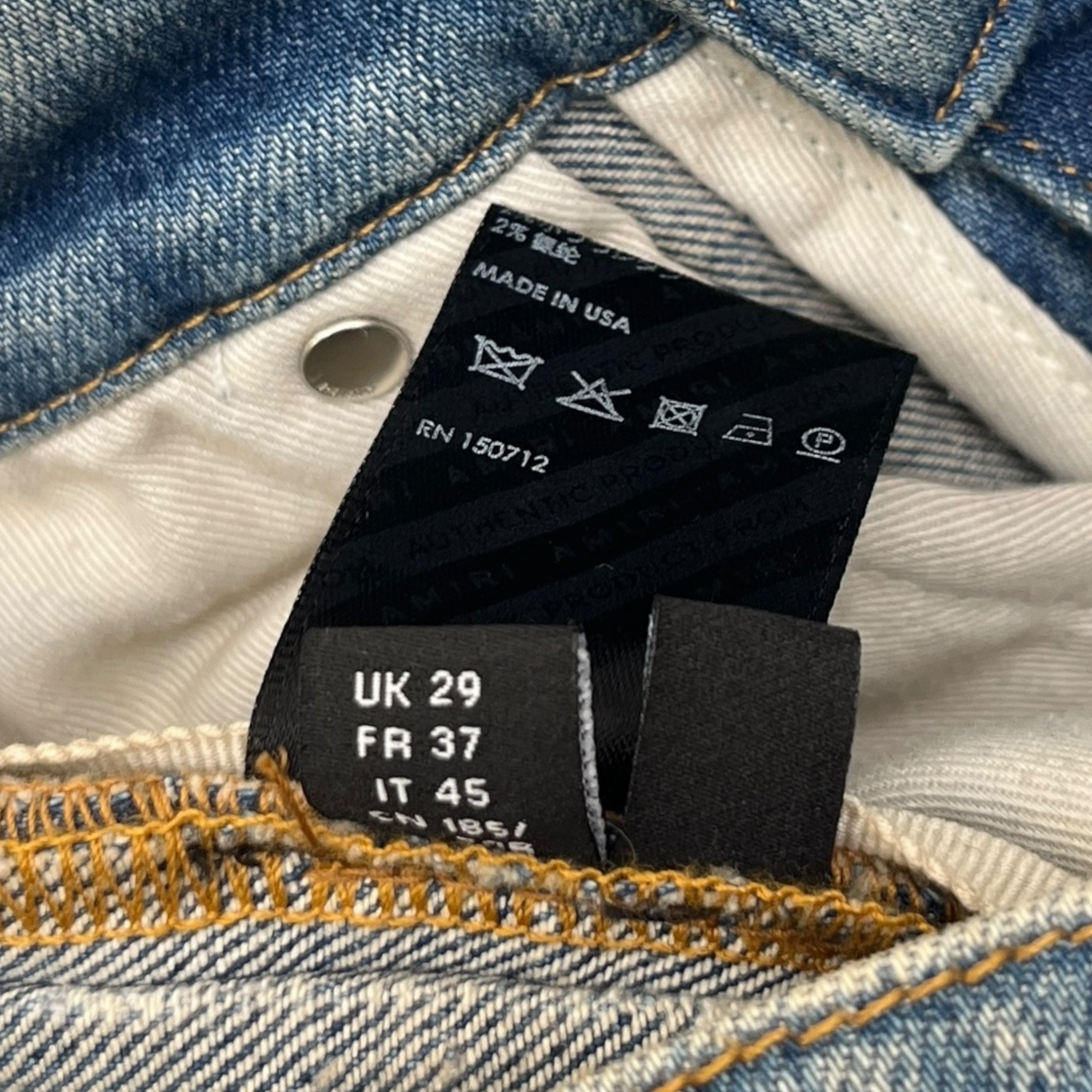 Men's Mx1 Jeans Blue Size Waist 29"