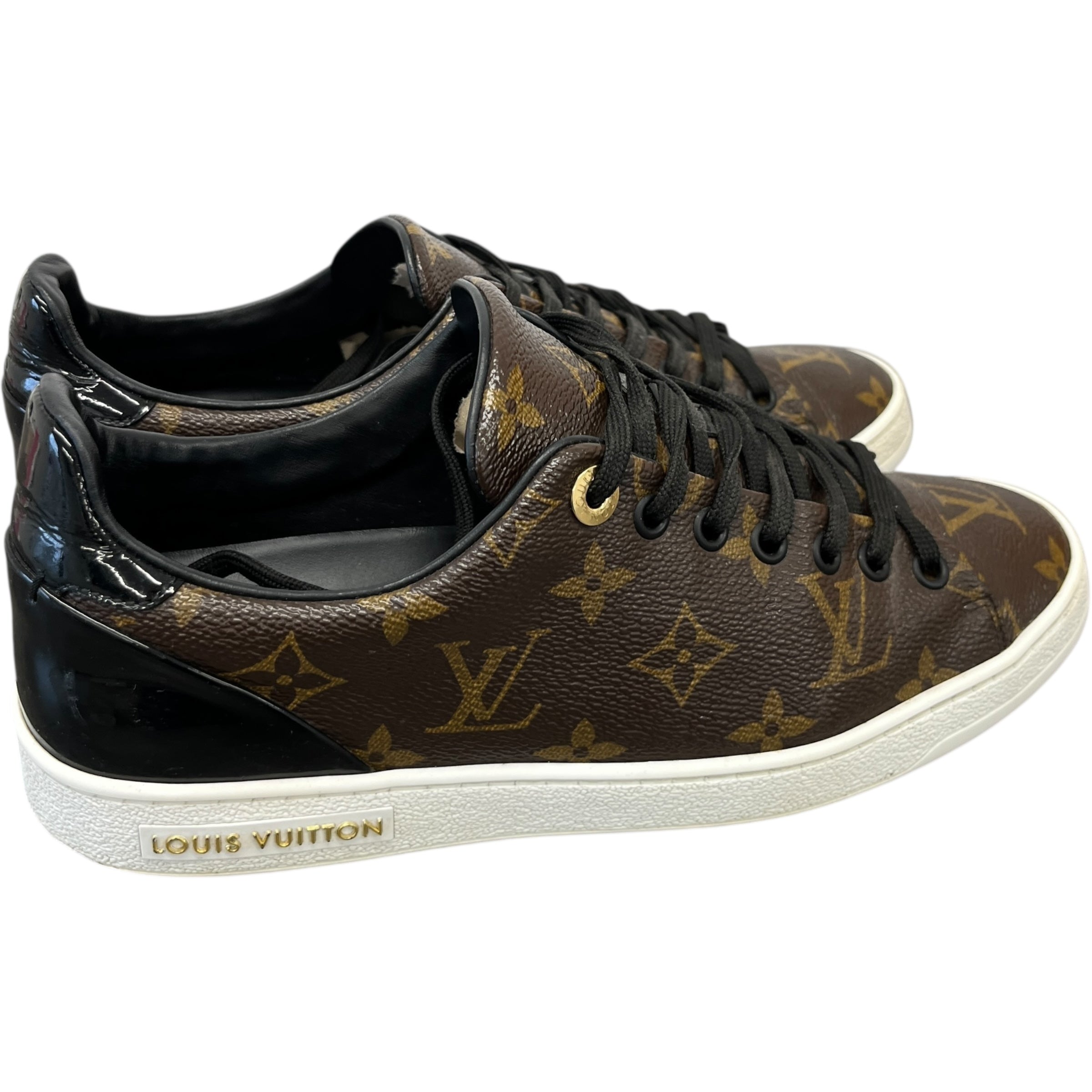 Women's Monogram Frontrow Low Trainers Brown Size EU 37.5 / UK 4.5