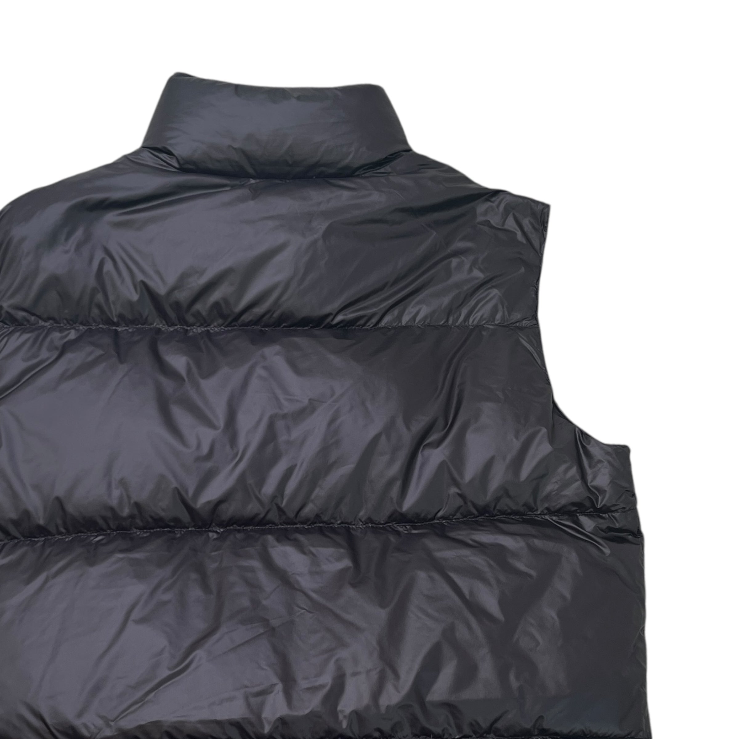 Men's Maple Leaf Print Gilet Black Size IT 50 / L