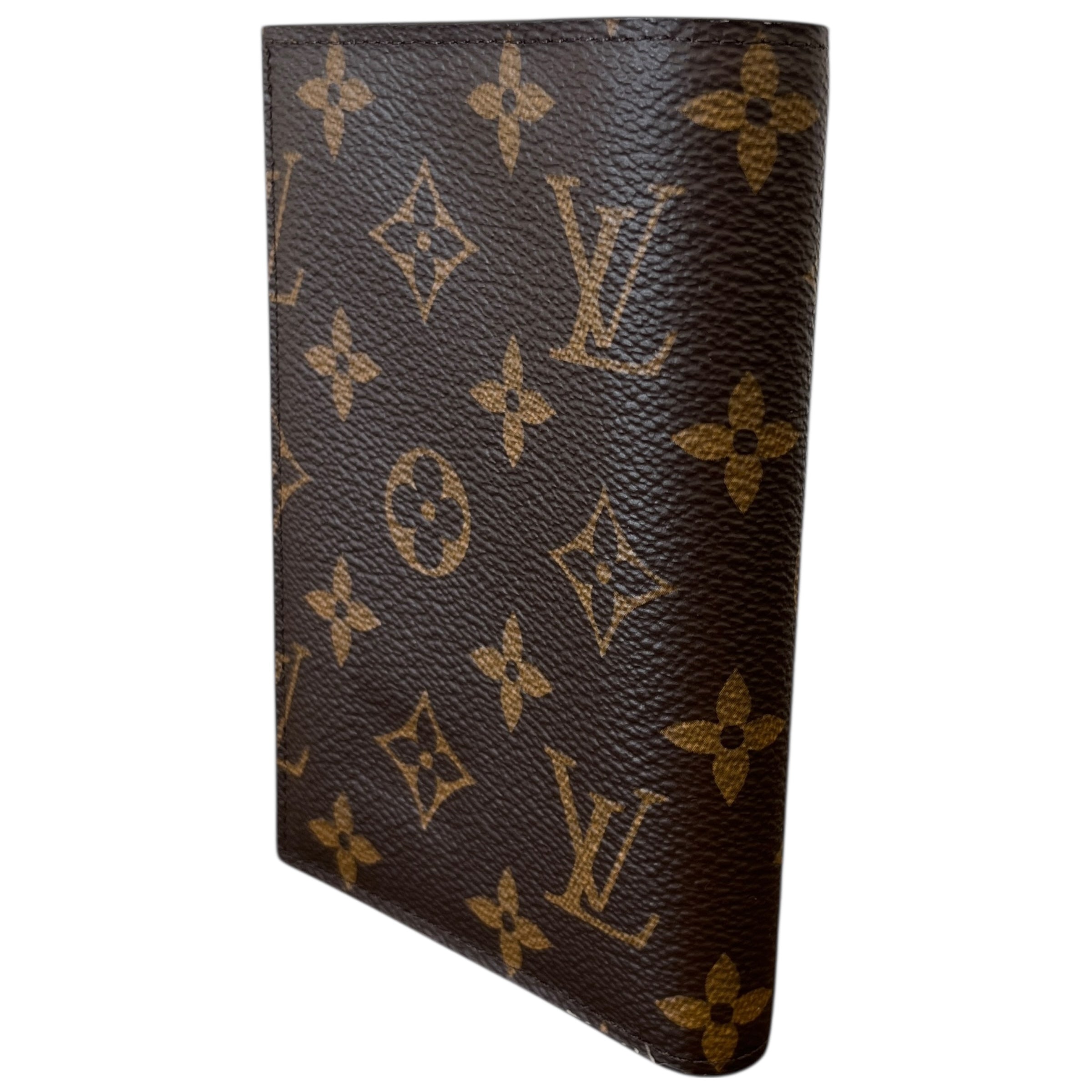 Monogram Passport Cover Wallet Brown