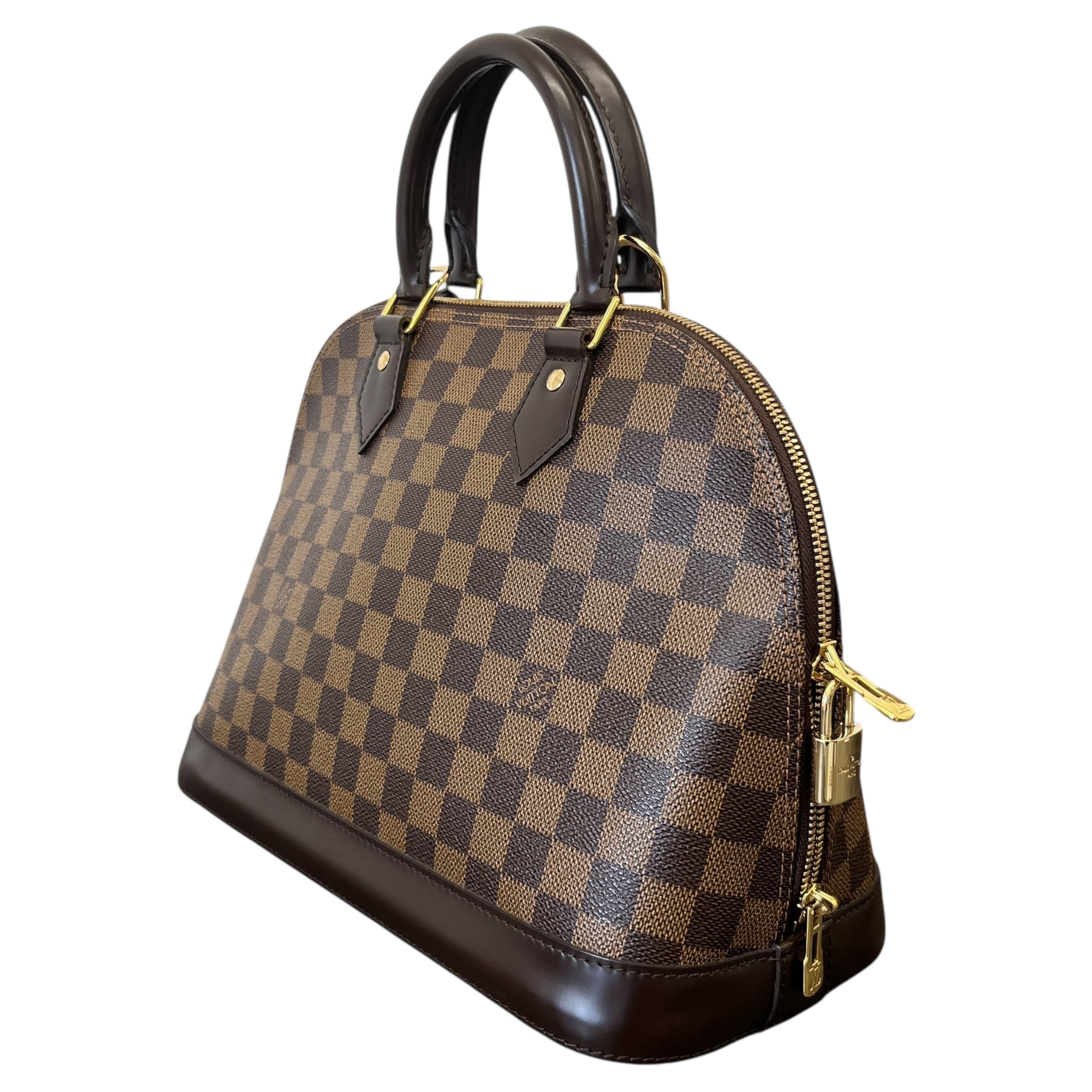 Women's Damier Ebene Alma Pm Bag Brown