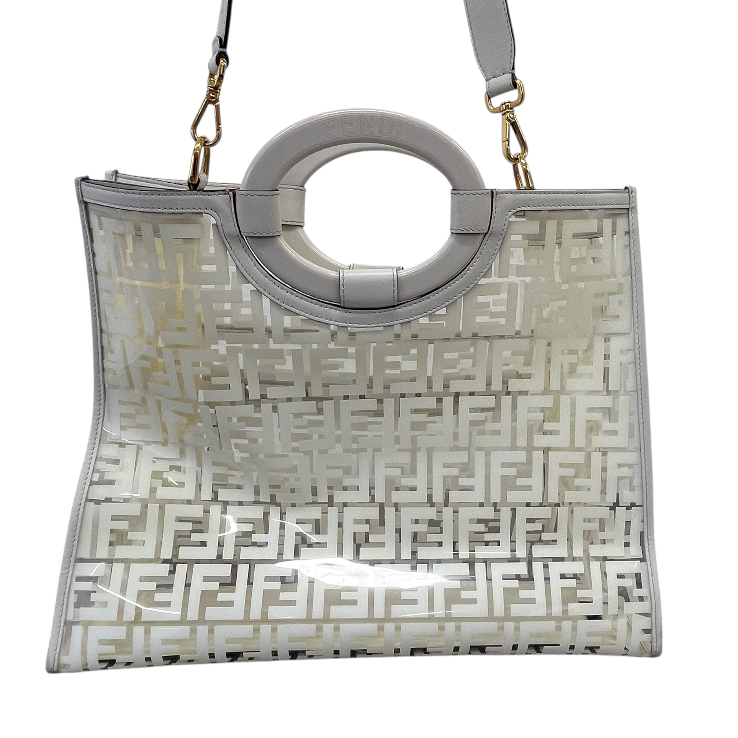 Women's Runaway Shopping Tote Bag Cream