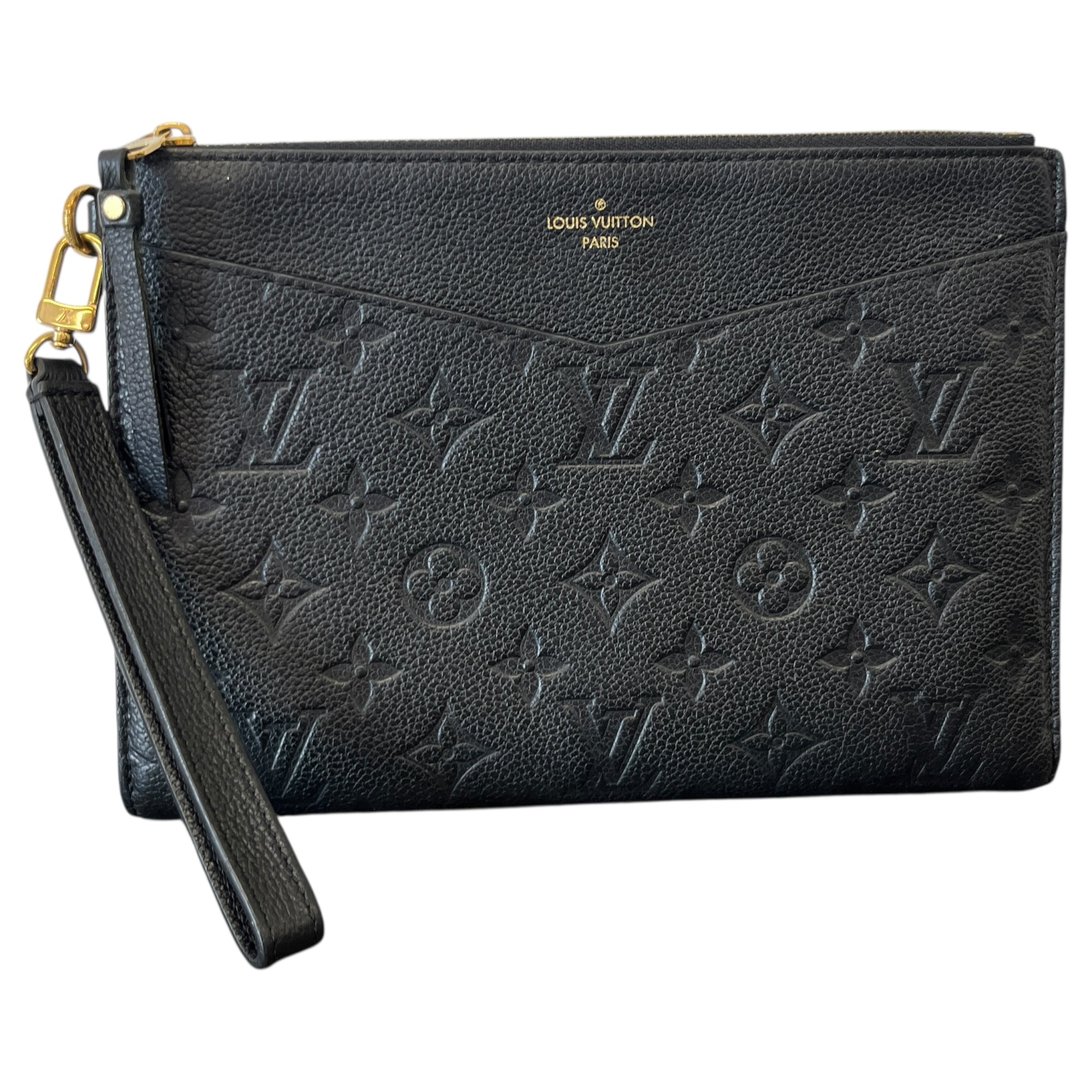 Women's Monogram Empreinte Pouchette Mm Pouch Black