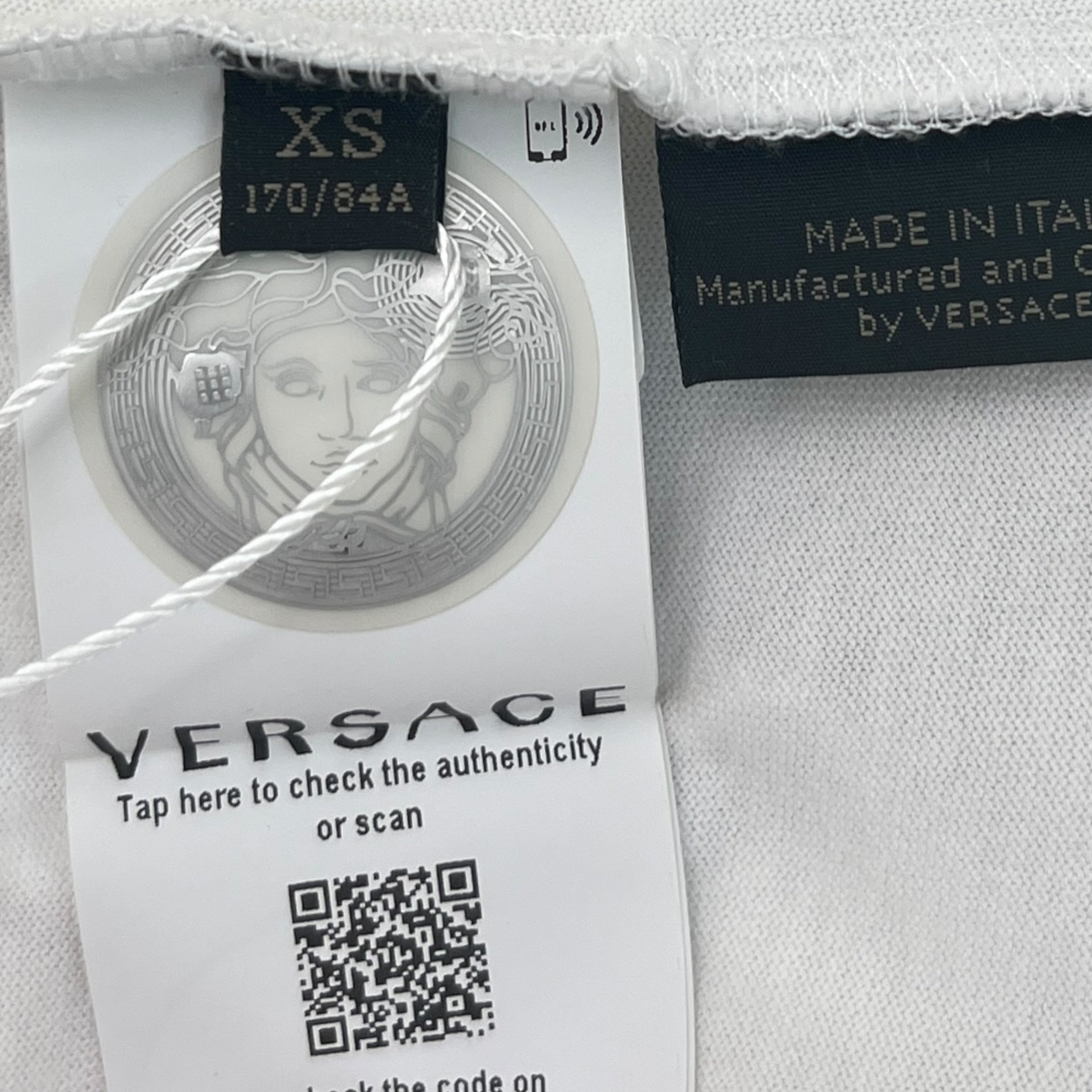 Men's Maduse Logo T-Shirt White Size XS
