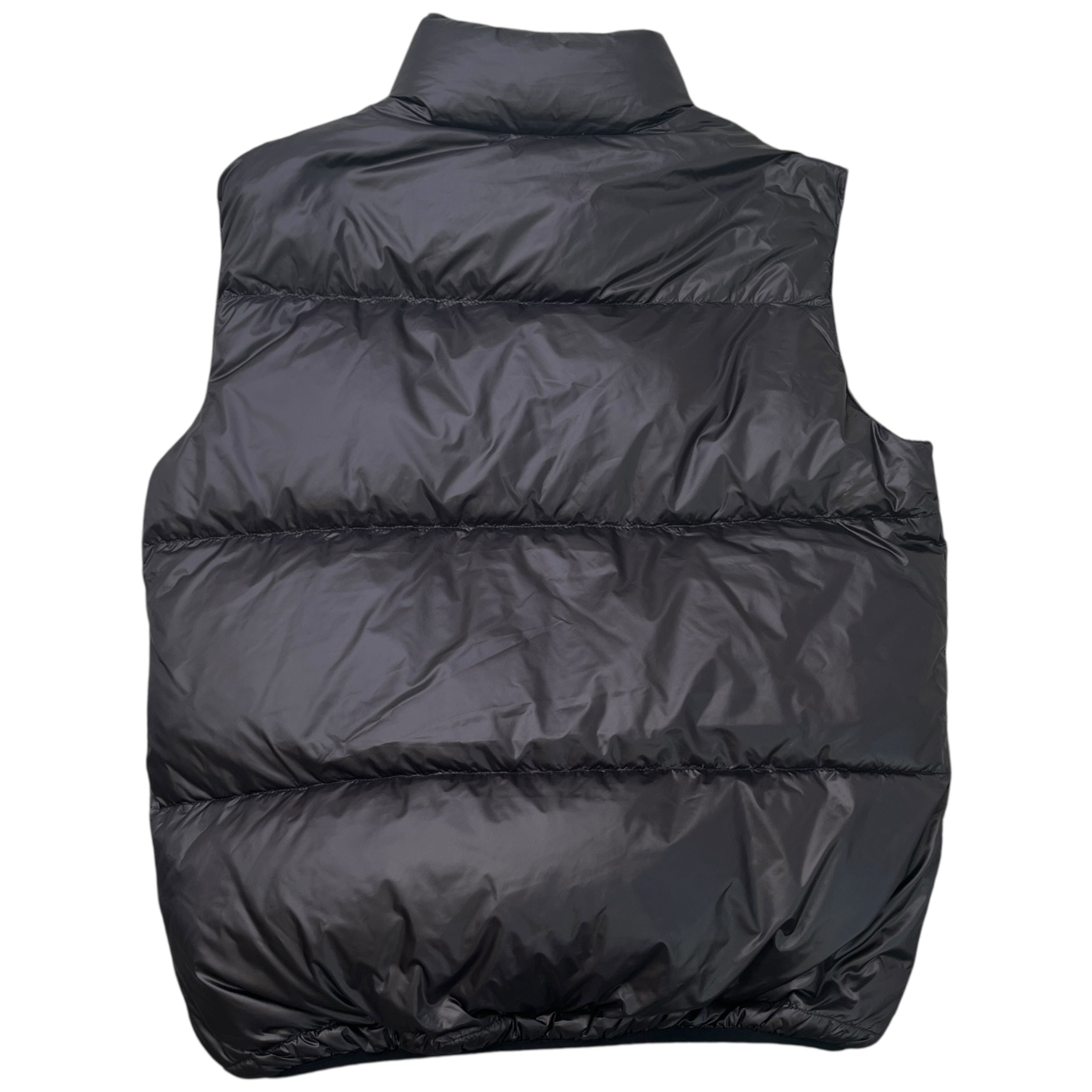 Men's Maple Leaf Print Gilet Black Size IT 50 / L