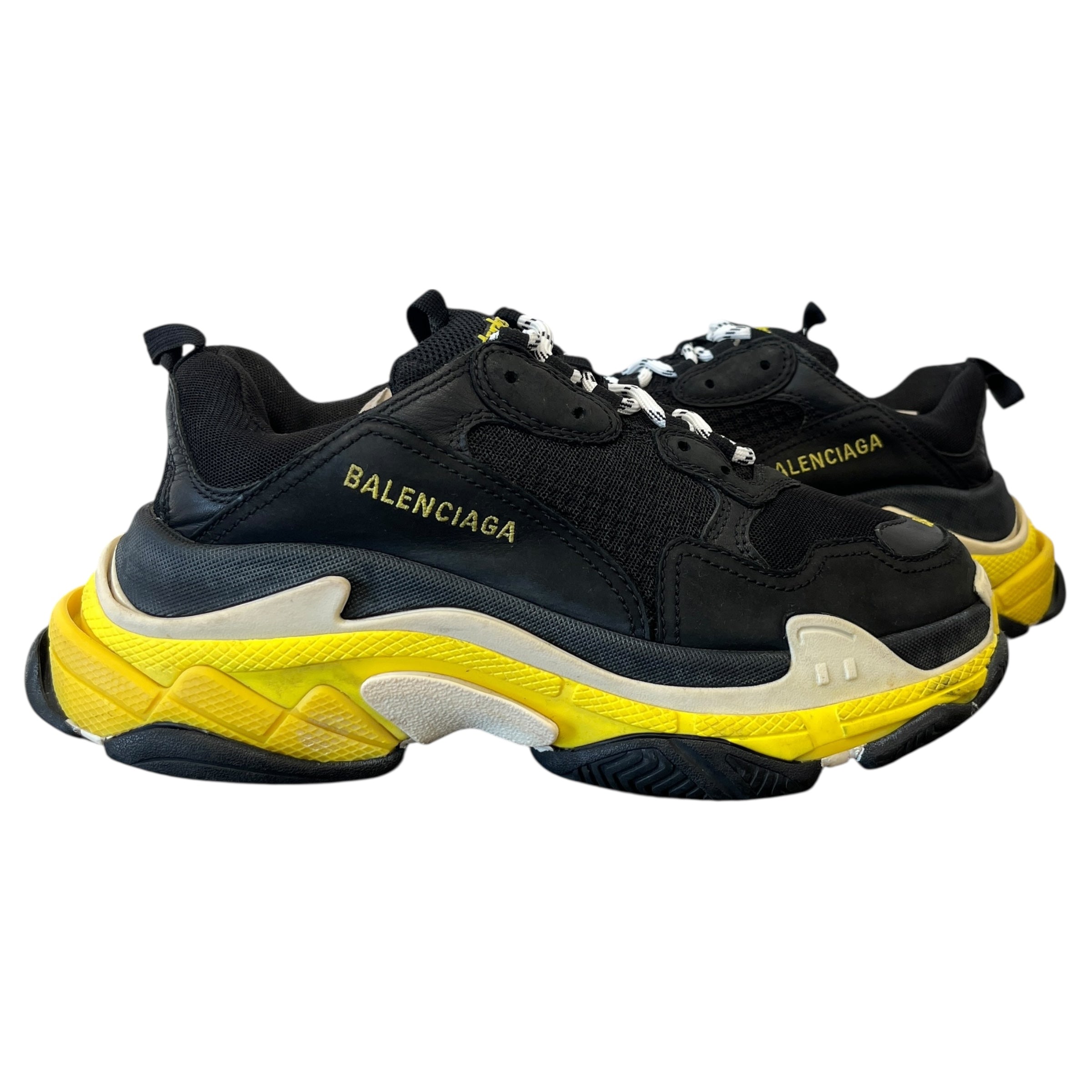 Men's Triple S Low Trainers Black Size EU 40 / UK 6