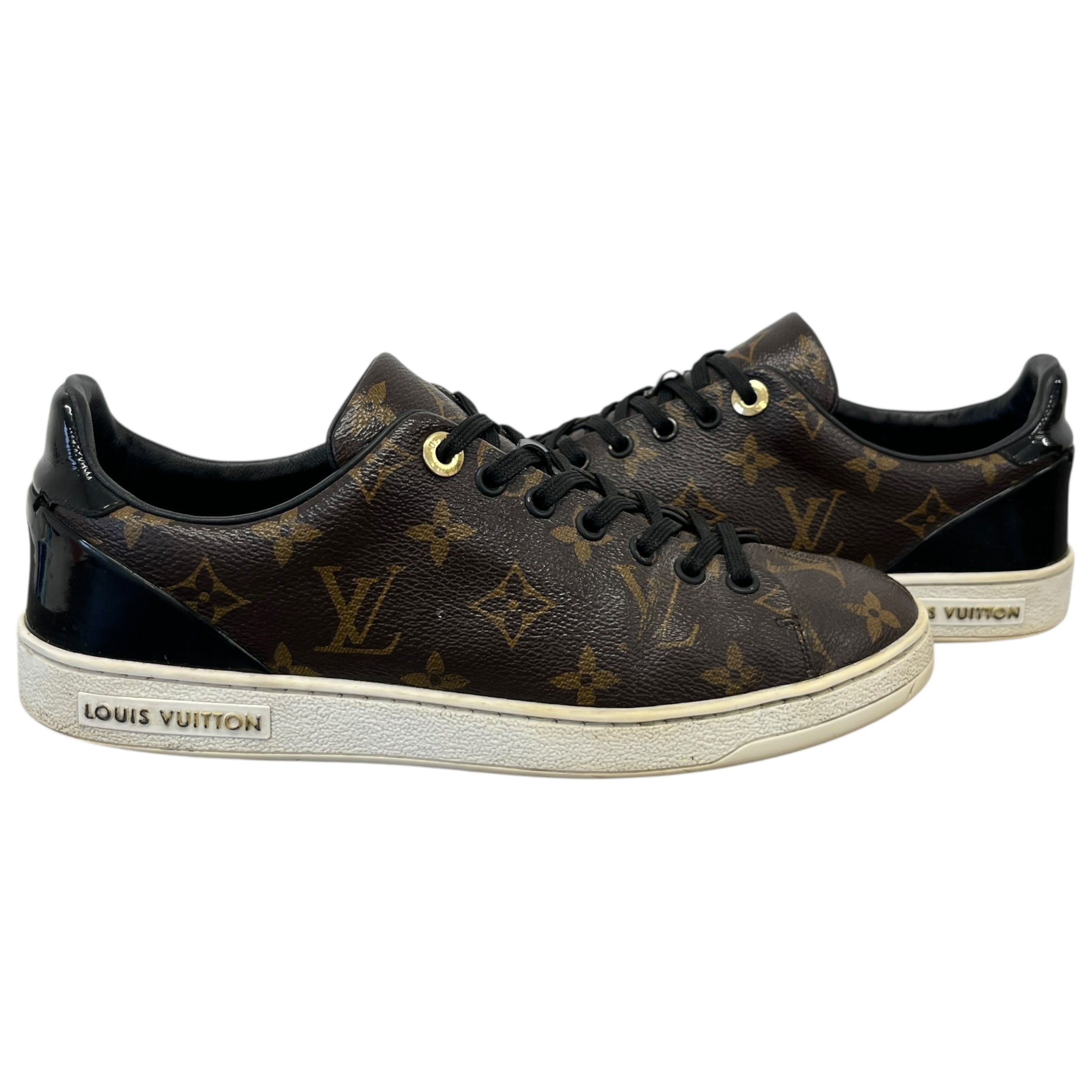 Women's Monogram Frontrow Low Trainers Brown Size EU 37.5 / UK 4.5