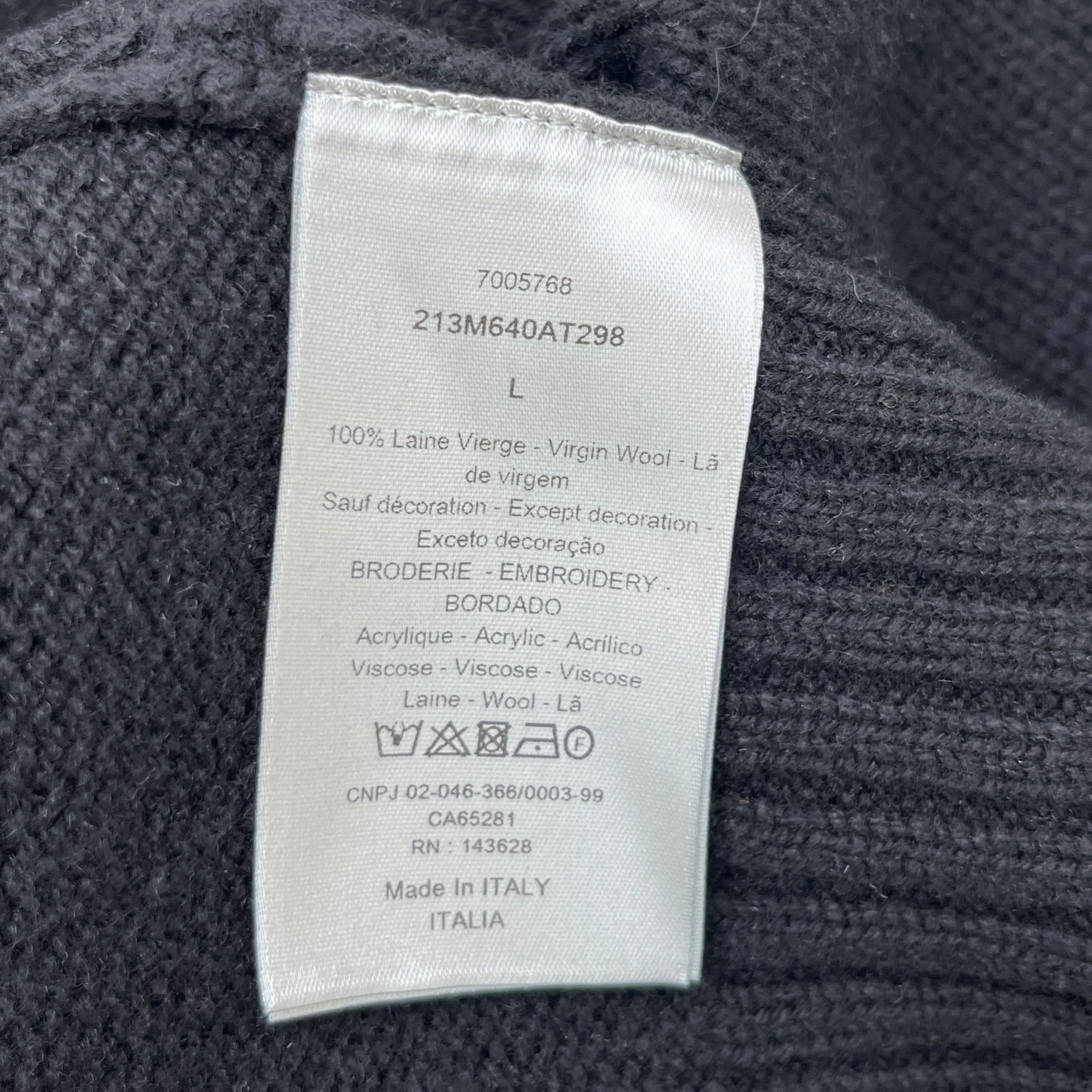 Men's Atelier Paris Jumper Black Size L