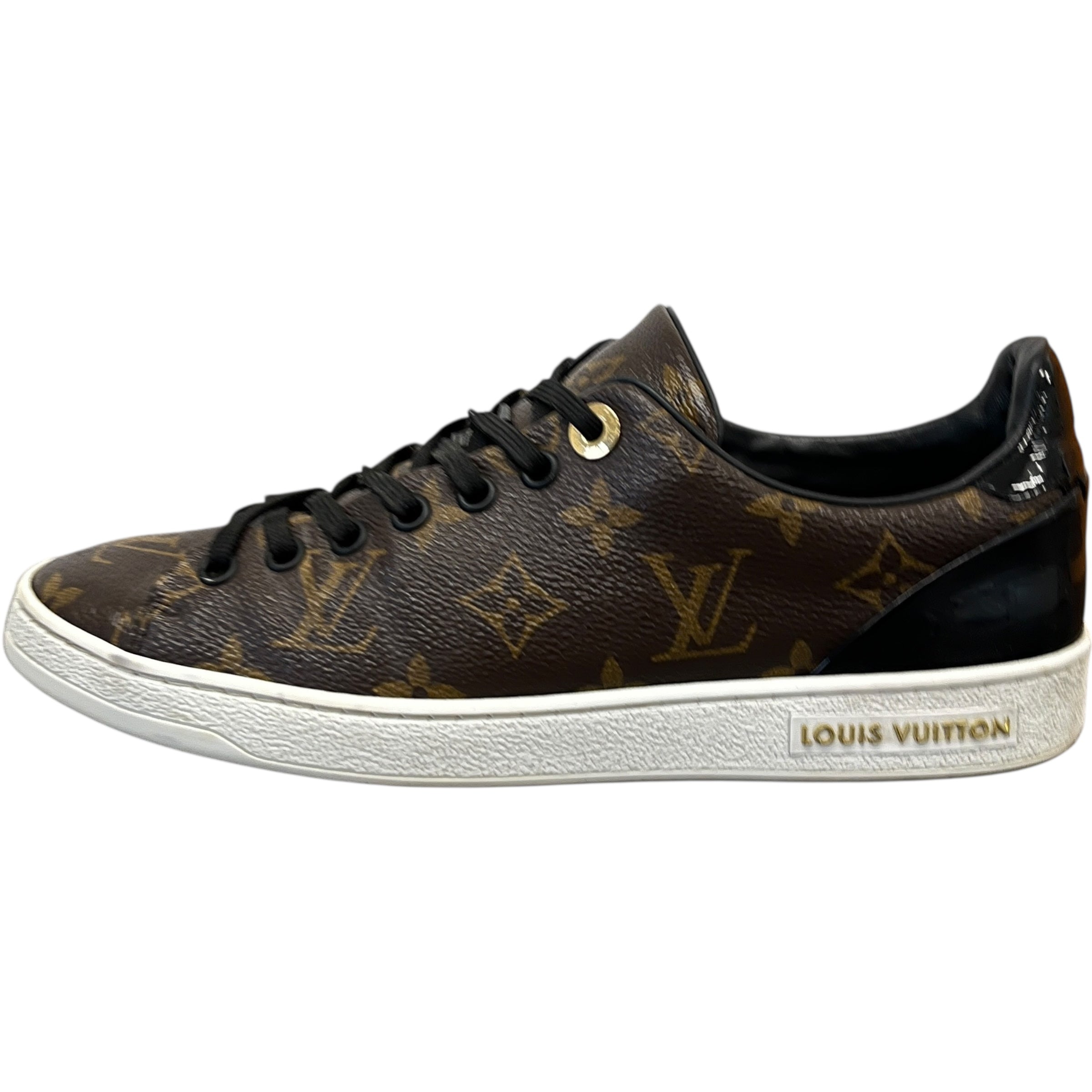 Women's Monogram Frontrow Low Trainers Brown Size EU 37.5 / UK 4.5