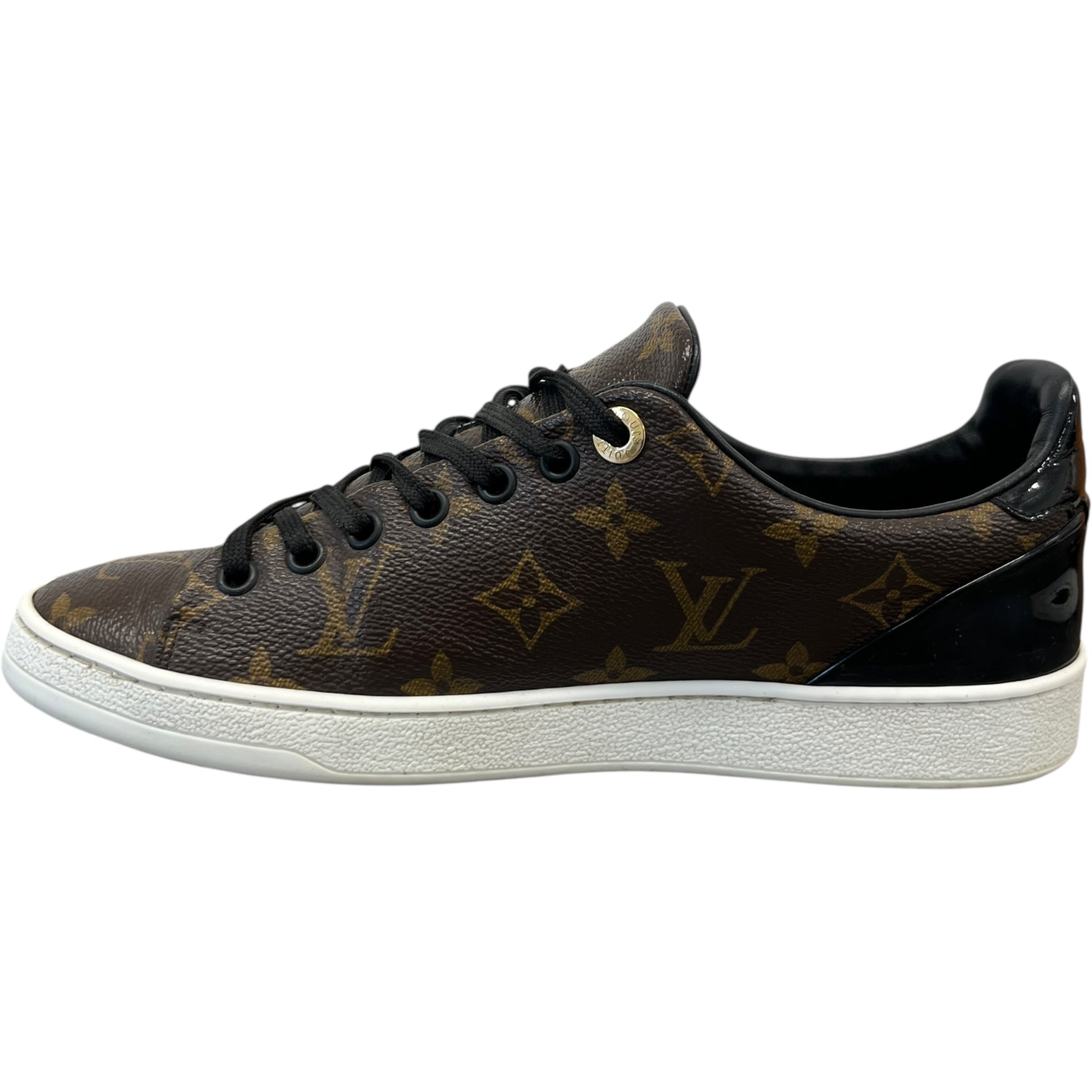 Women's Monogram Frontrow Low Trainers Brown Size EU 37.5 / UK 4.5