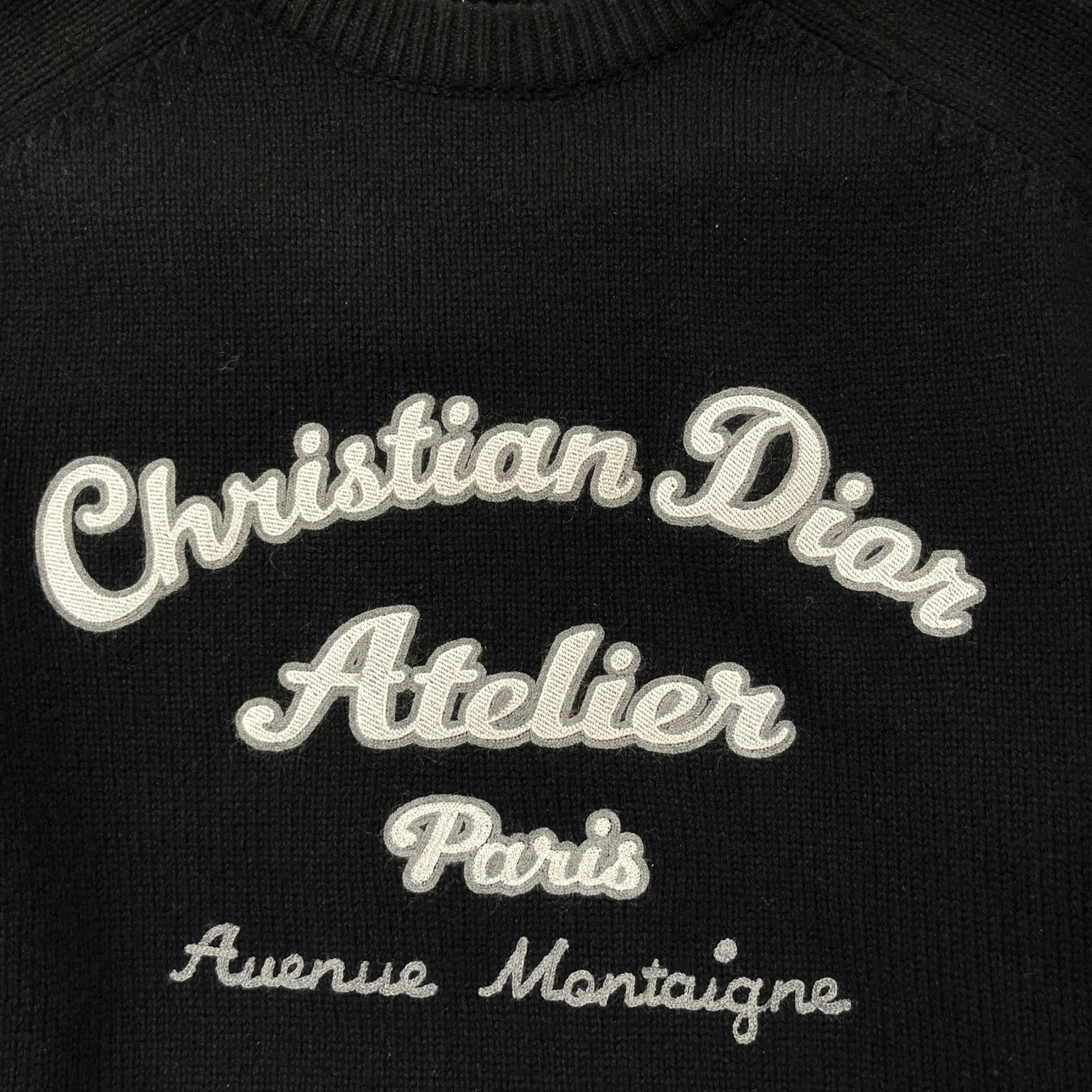 Men's Atelier Paris Jumper Black Size L
