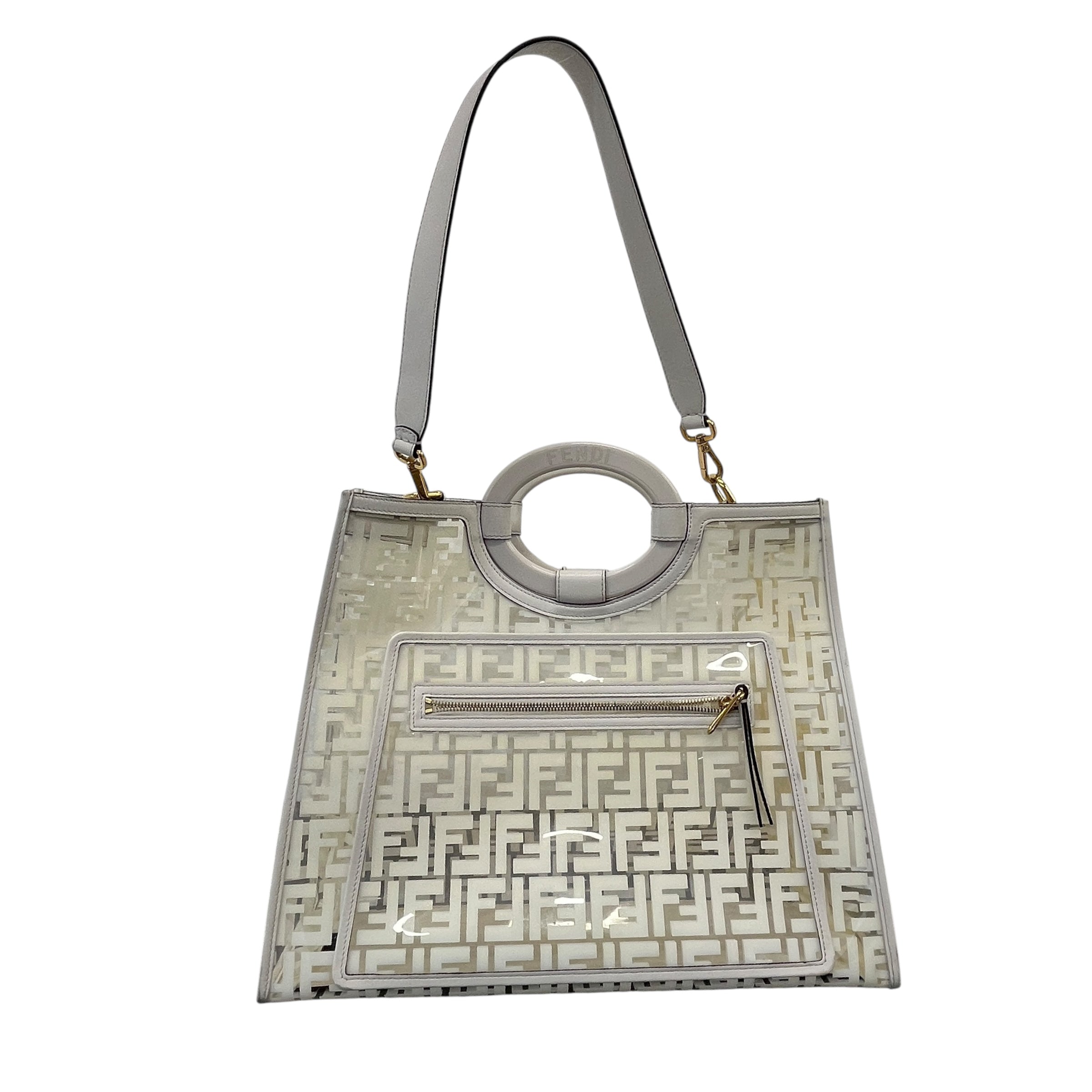 Women's Runaway Shopping Tote Bag Cream