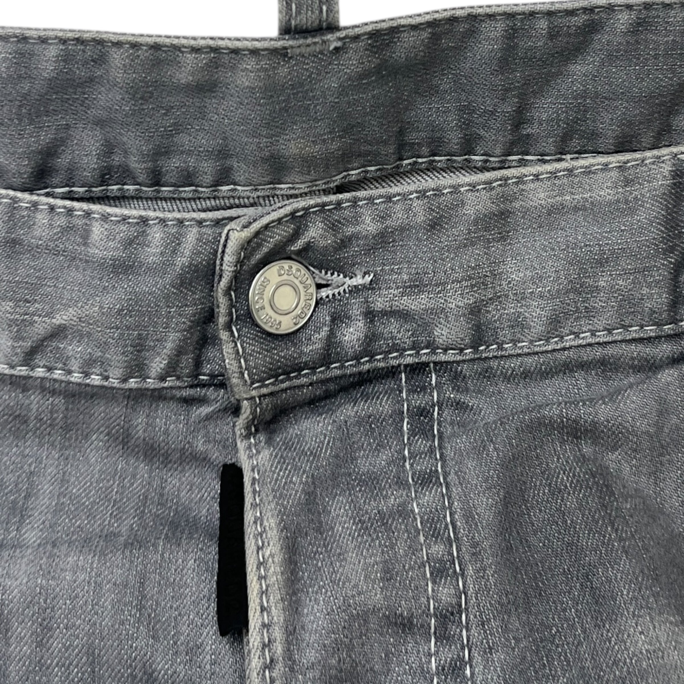 Men's Slim Jeans Grey Size IT 58 / UK 42