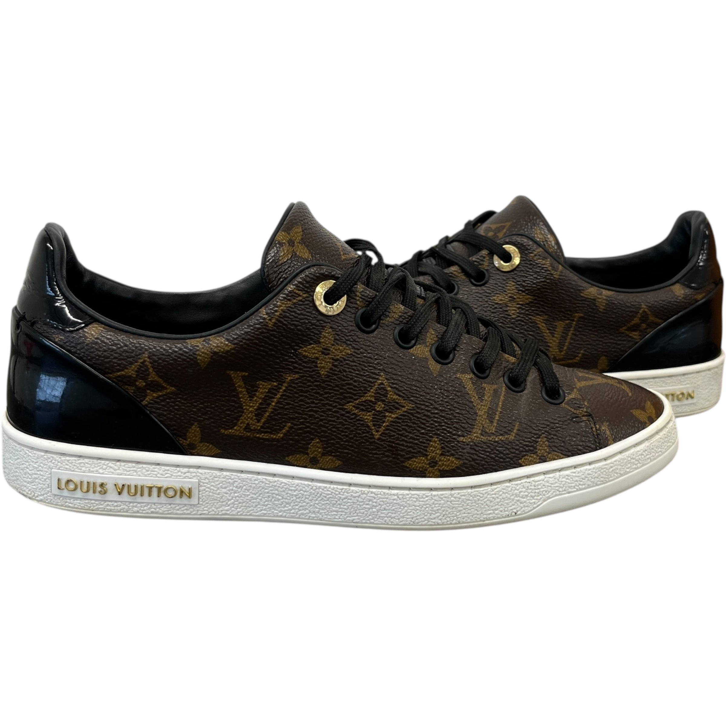 Women's Monogram Frontrow Low Trainers Brown Size EU 37.5 / UK 4.5