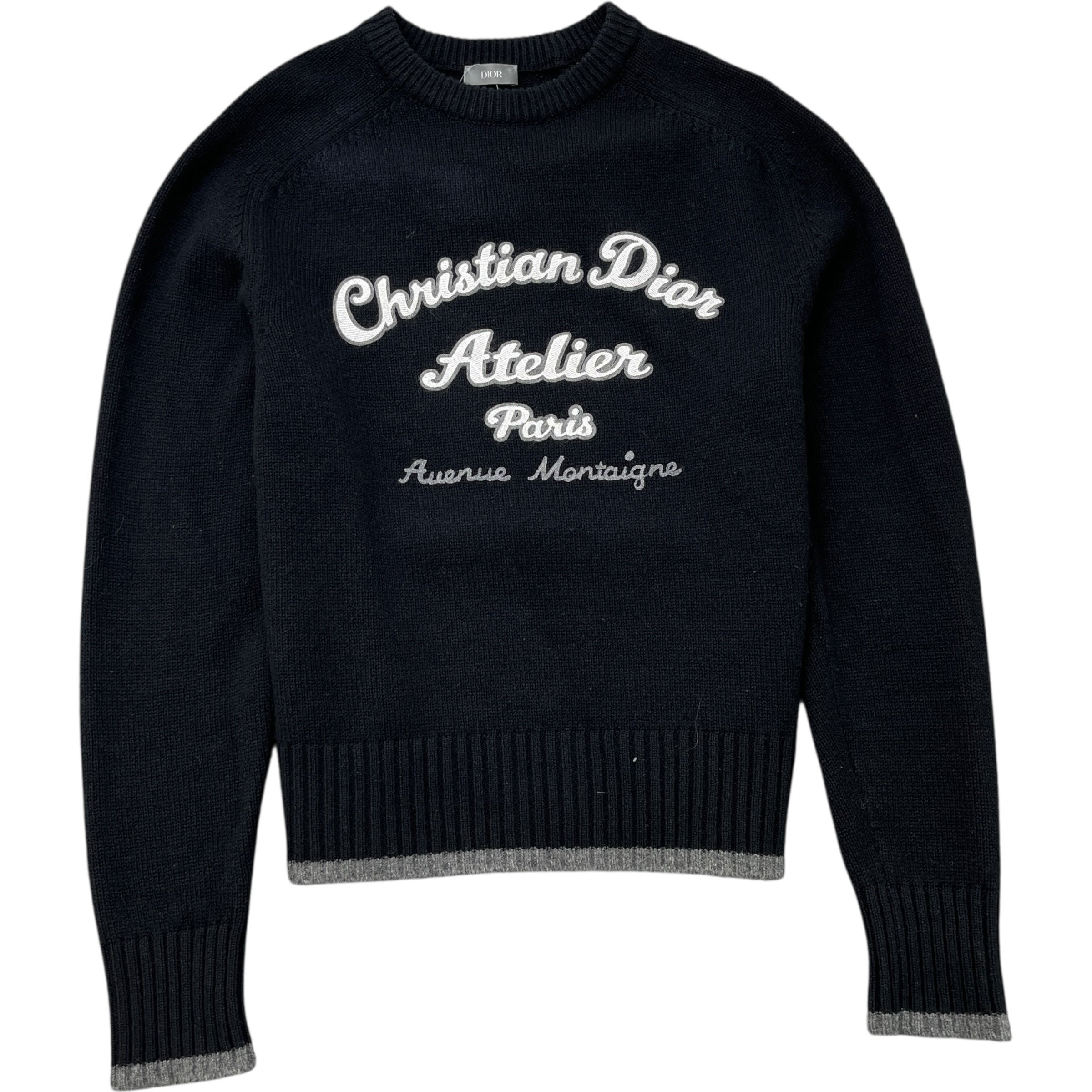 Men's Atelier Paris Jumper Black Size L