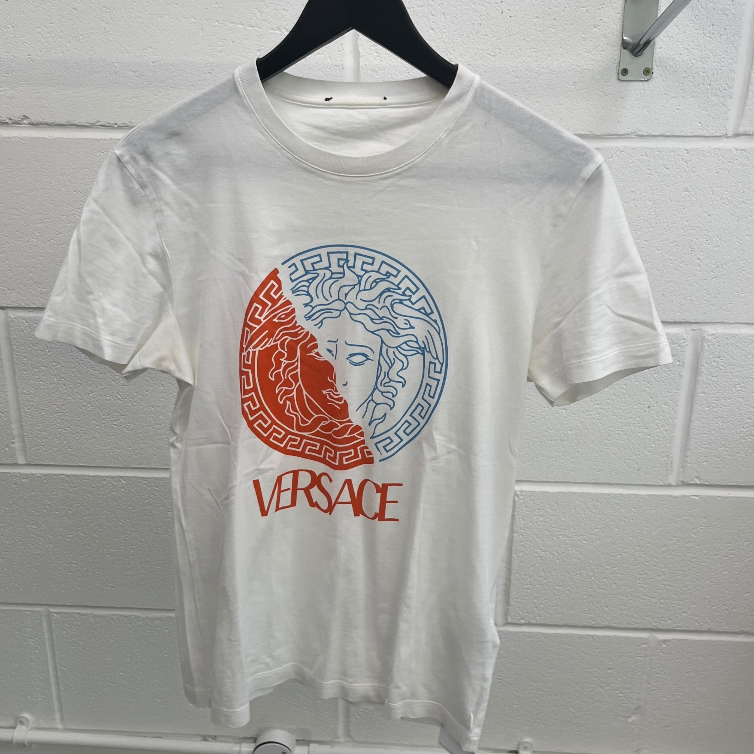 Men's Maduse Logo T-Shirt White Size XS
