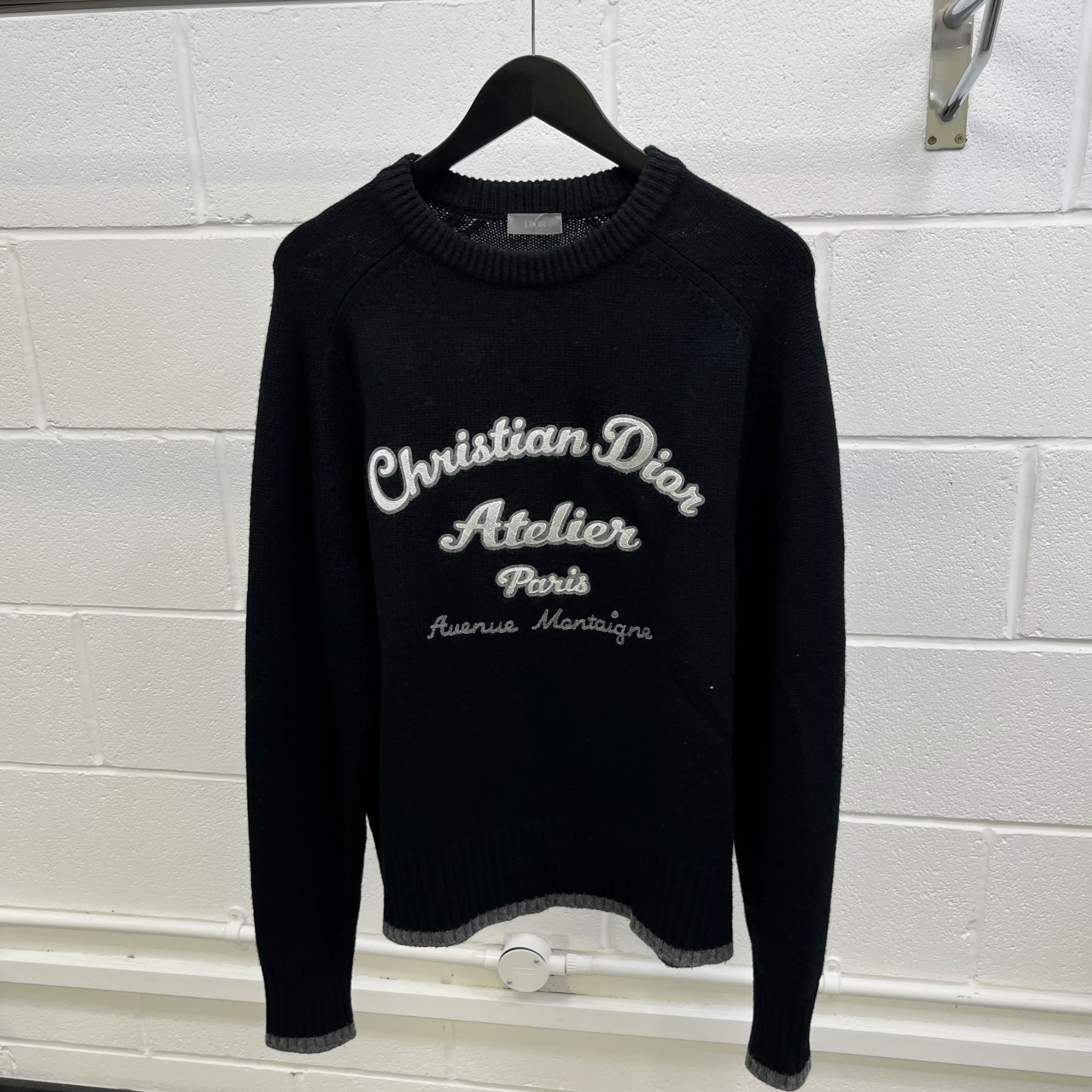 Men's Atelier Paris Jumper Black Size L