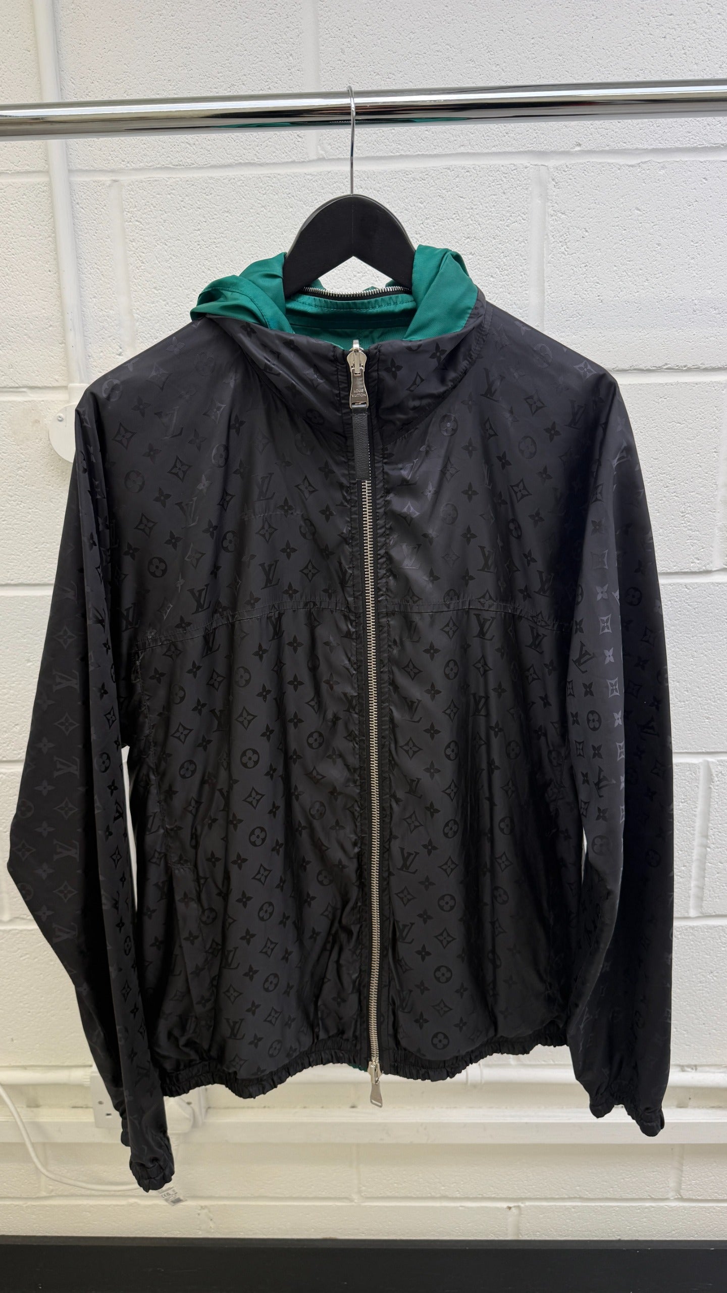 Men's Monogram Reversible Windbreaker Black Size IT 50 / L